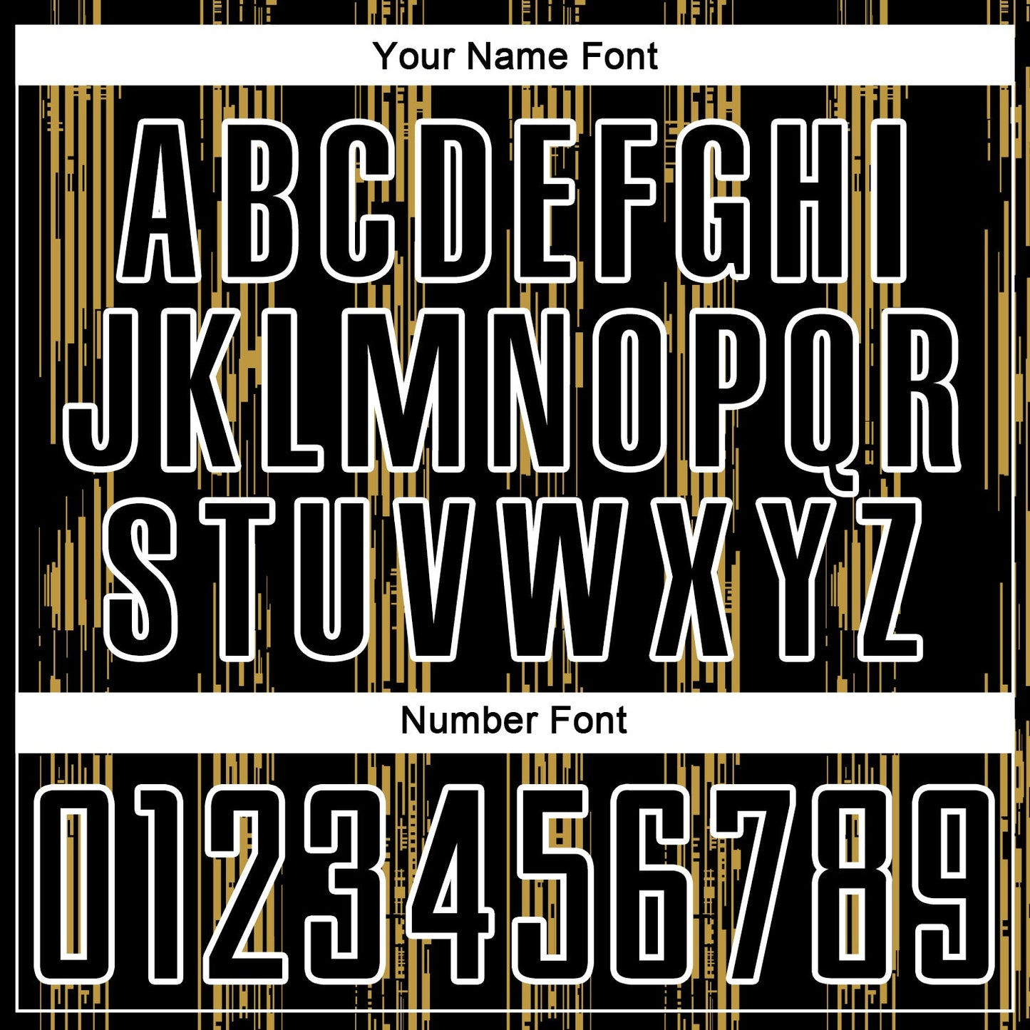 Custom Black Old Gold-White Line Sublimation Soccer Uniform Jersey view 6