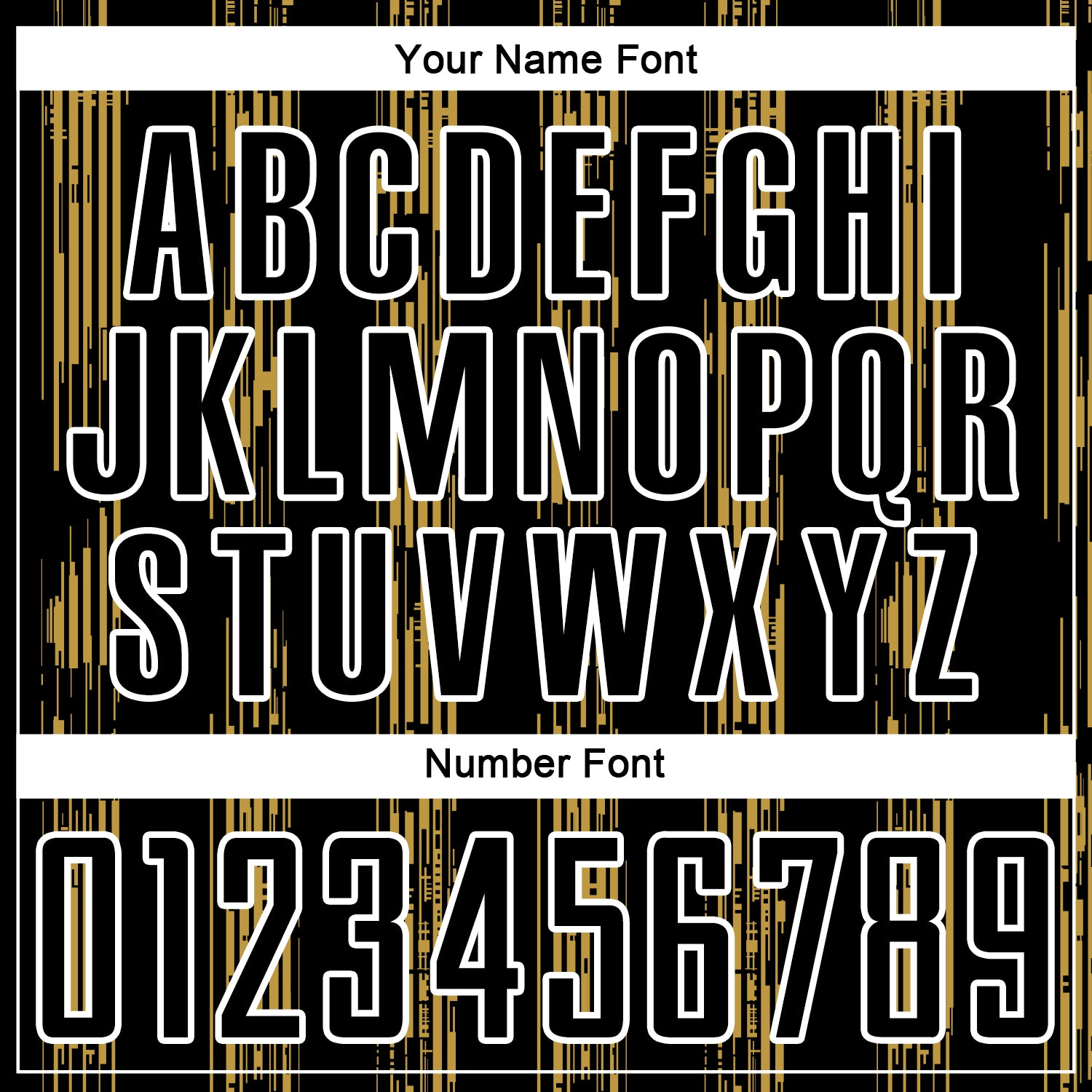 Custom Black Old Gold-White Line Sublimation Soccer Uniform Jersey view 6
