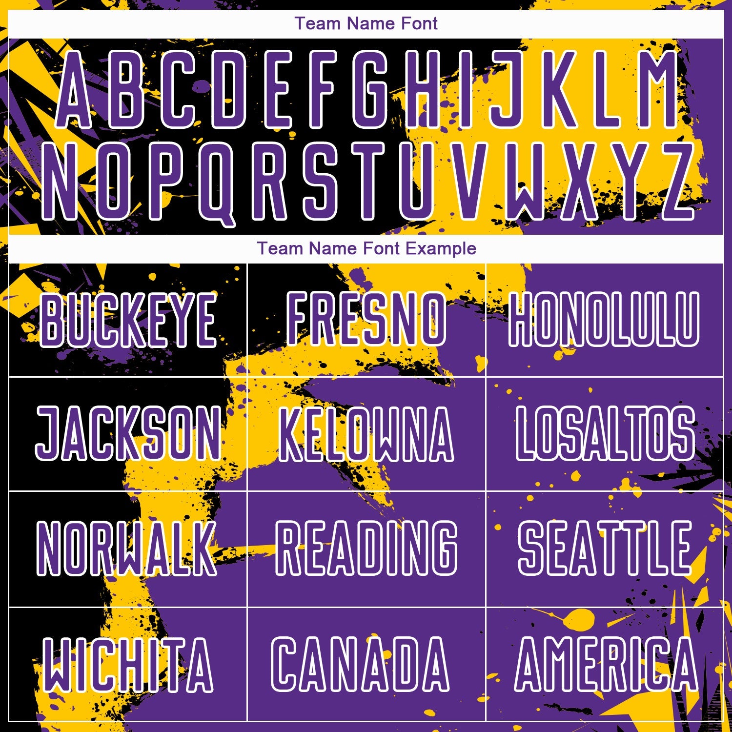 Custom Black Purple-Yellow Spalsh Sublimation Soccer Uniform Jersey view 5