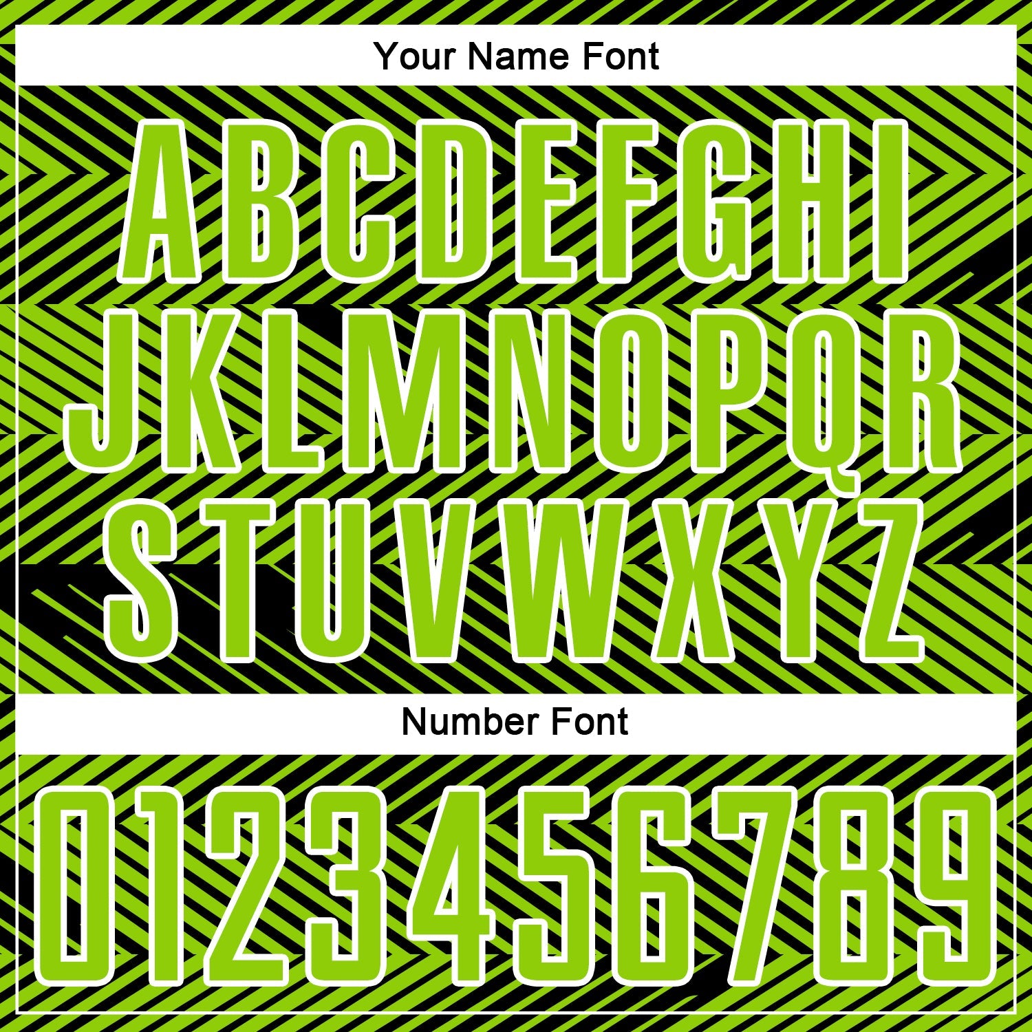 Custom Neon Green Black-White Line Sublimation Soccer Uniform Jersey view 6