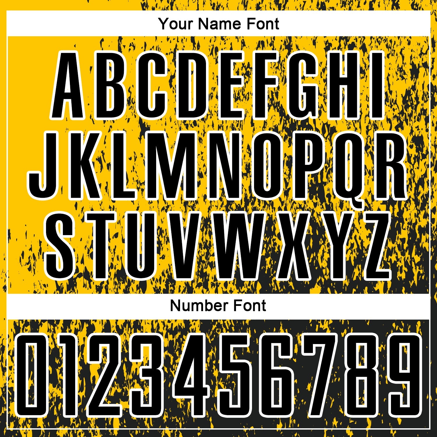 Custom Yellow Black-White Abstract Fragment Art Sublimation Soccer Uniform Jersey view 6