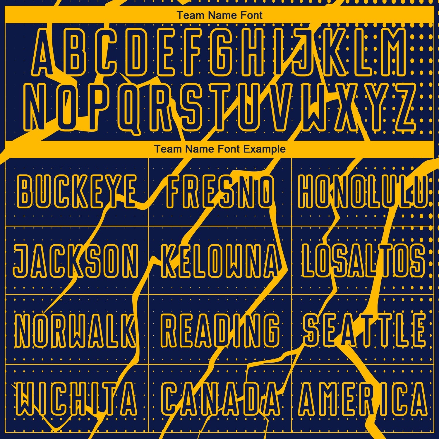 Custom Navy Yellow Lightning Sublimation Soccer Uniform Jersey view 5