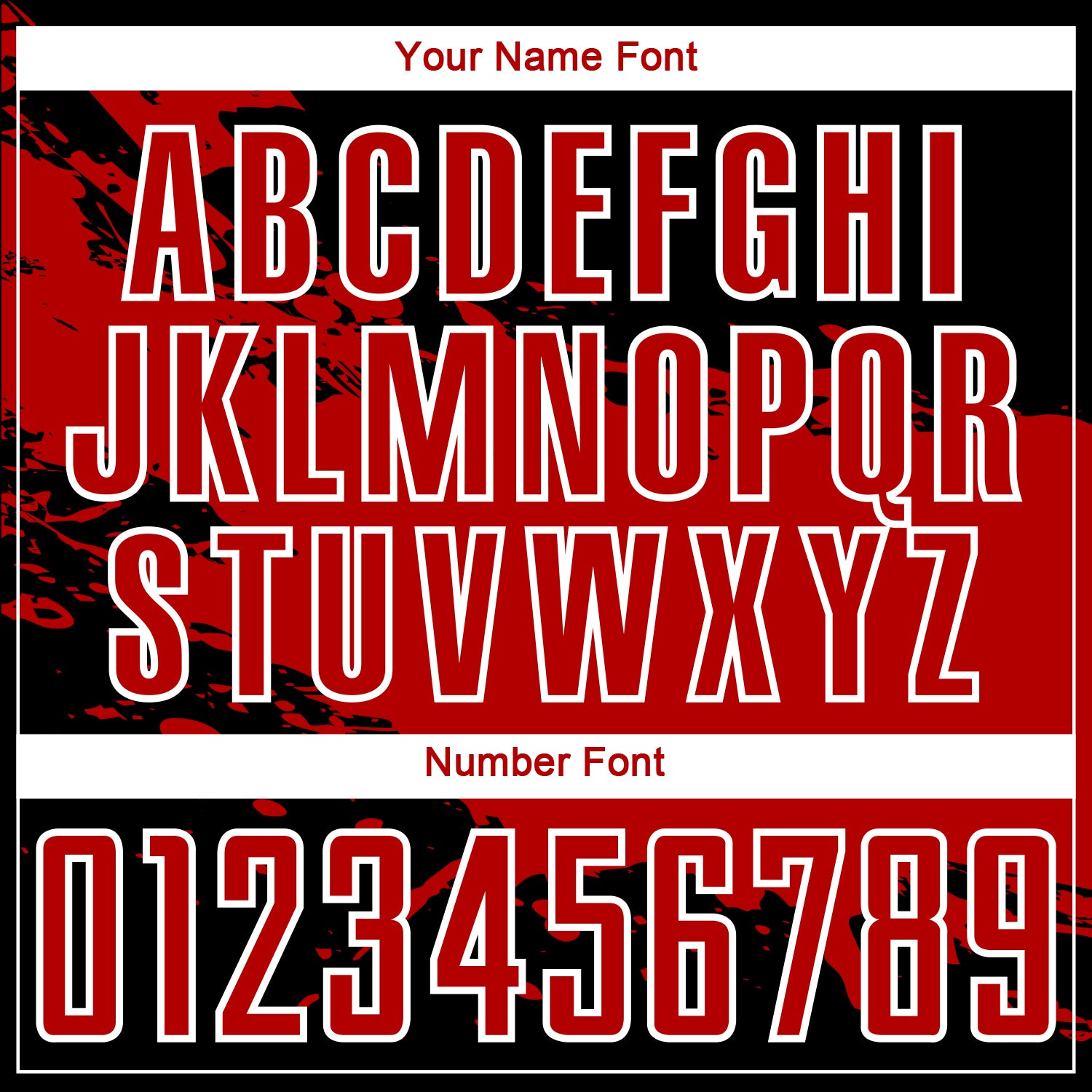 Custom Black Red-White Splash Sublimation Soccer Uniform Jersey view 6