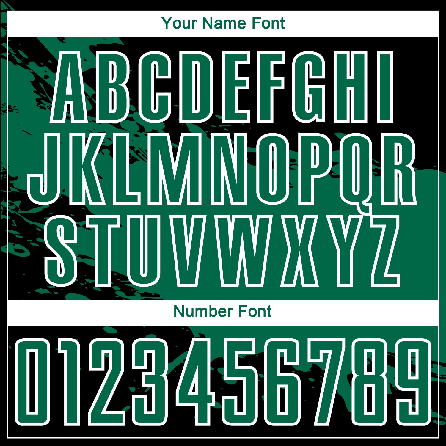 Custom Black Kelly Green-White Splash Sublimation Soccer Uniform Jersey view 6