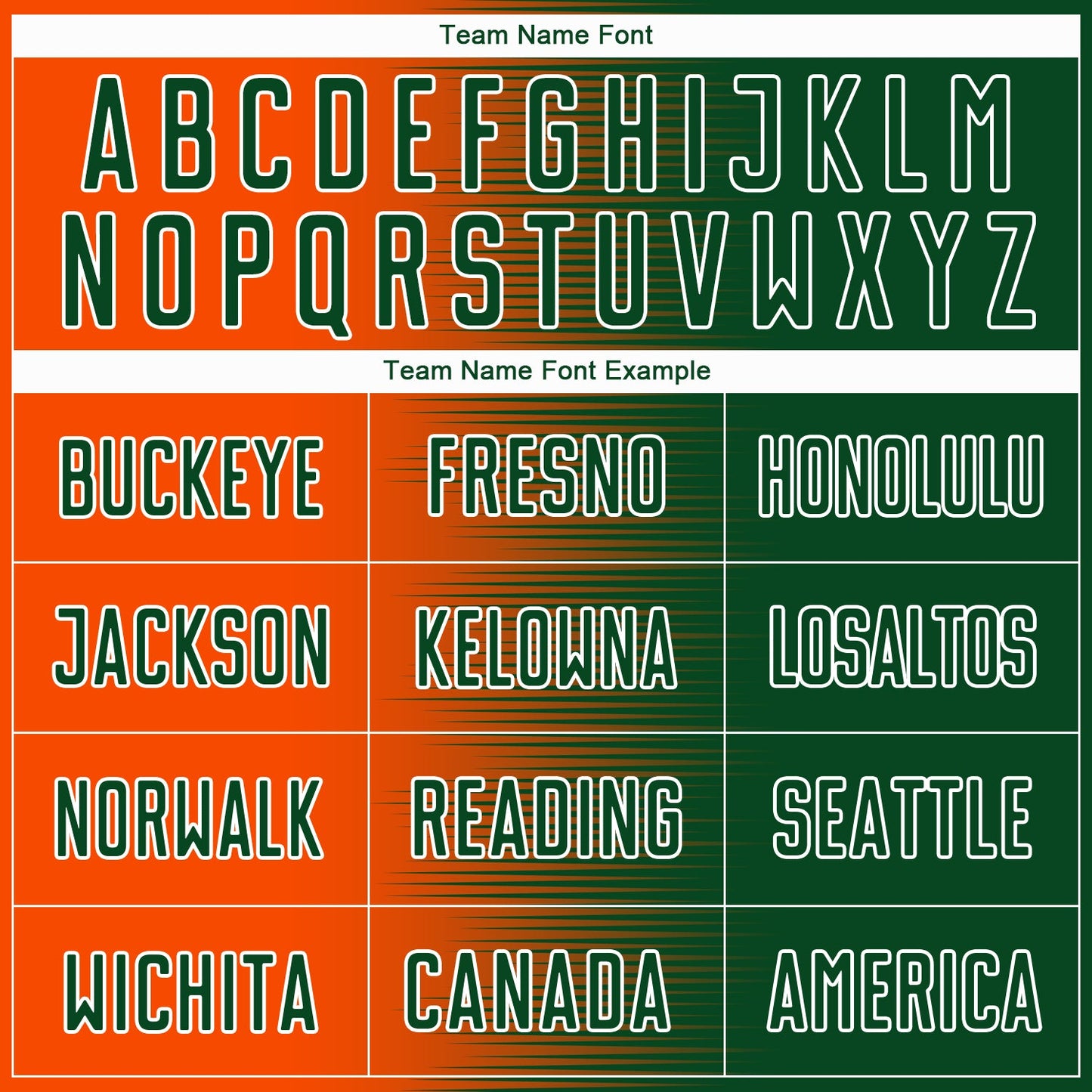 Custom Green Orange-White Gradient Line Sublimation Soccer Uniform Jersey view 5