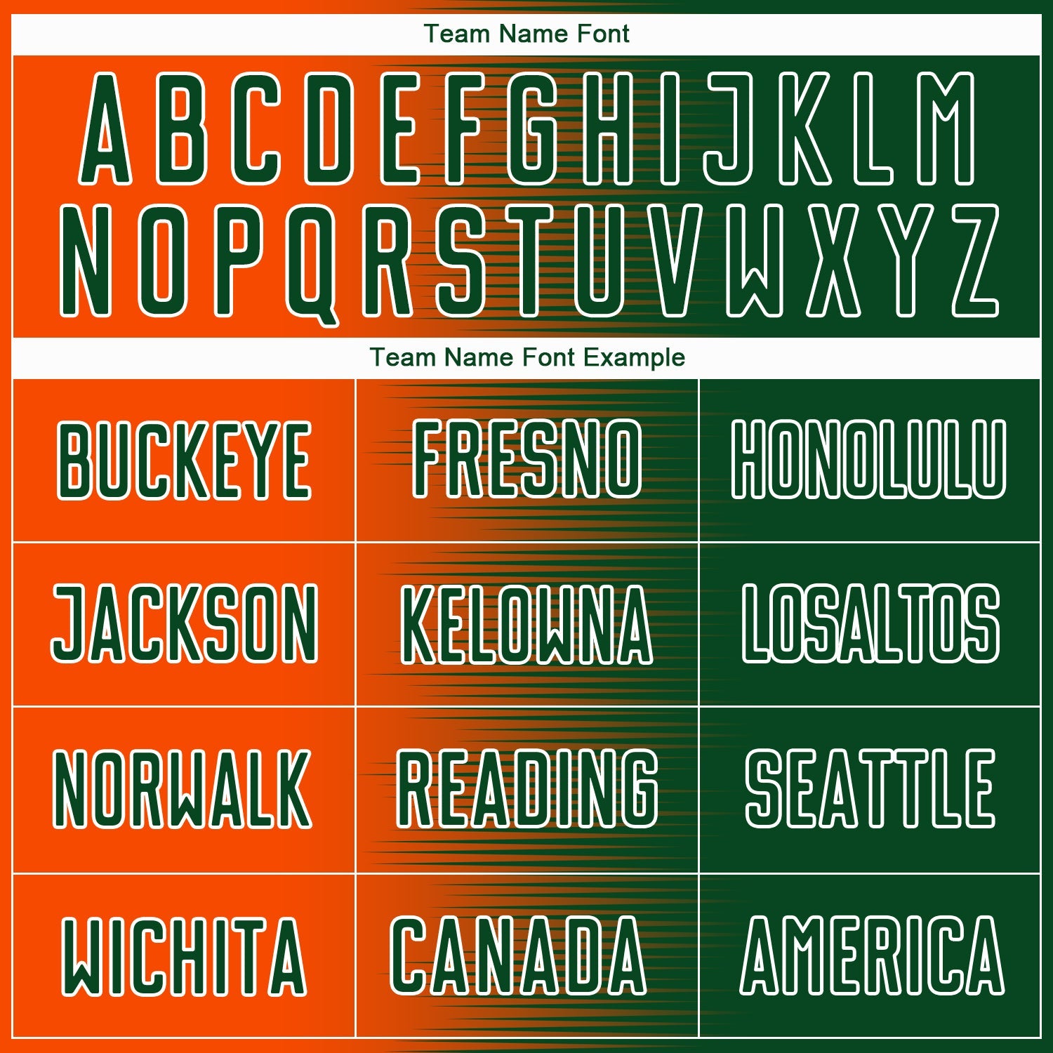 Custom Green Orange-White Gradient Line Sublimation Soccer Uniform Jersey view 5