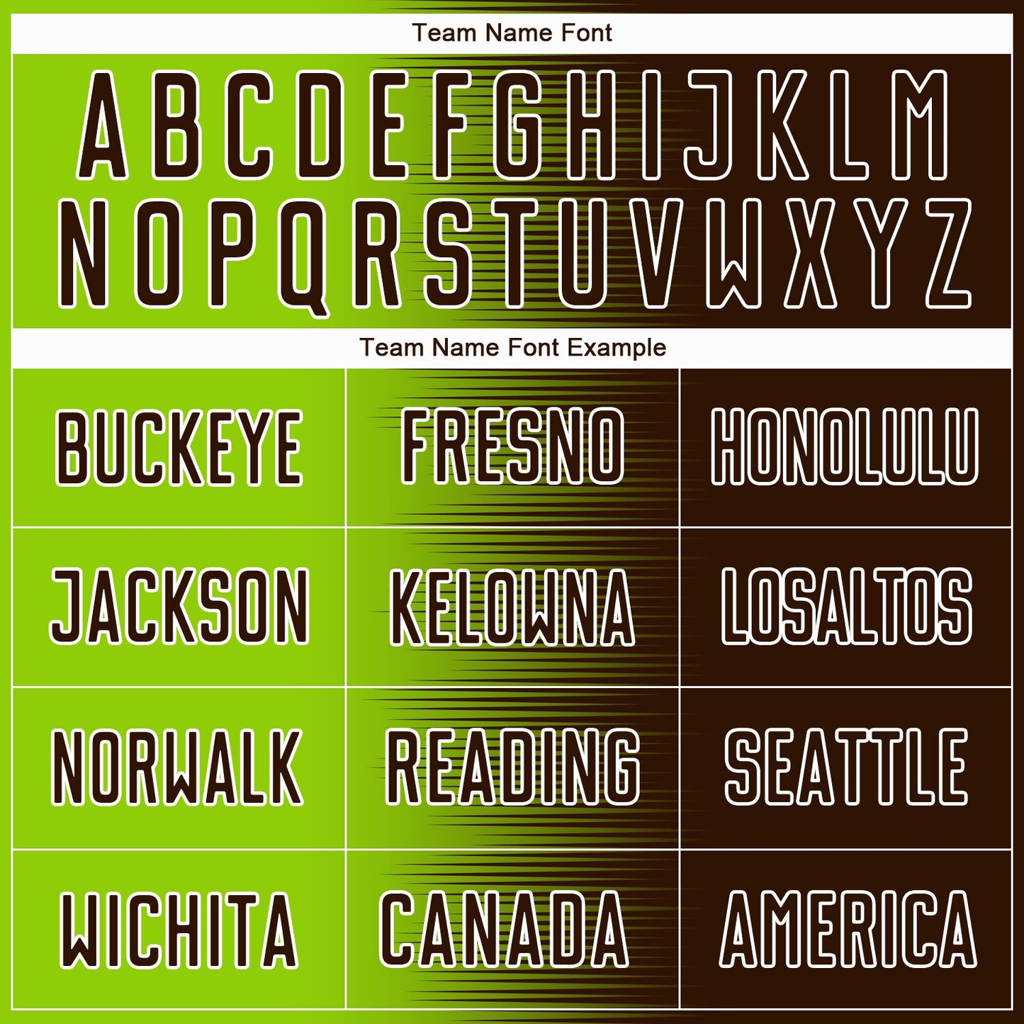 Custom Brown Neon Green-White Gradient Line Sublimation Soccer Uniform Jersey view 5