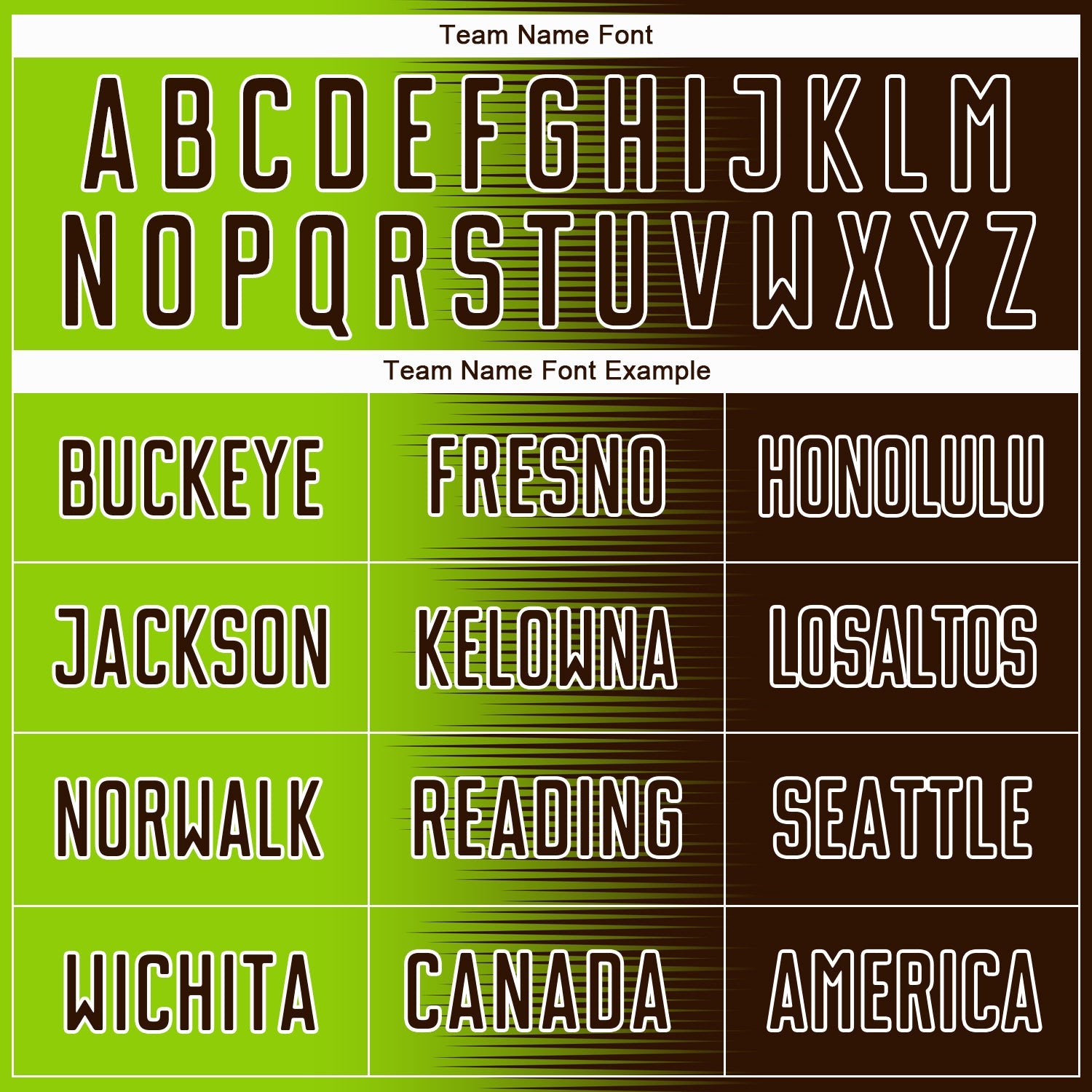 Custom Brown Neon Green-White Gradient Line Sublimation Soccer Uniform Jersey view 5