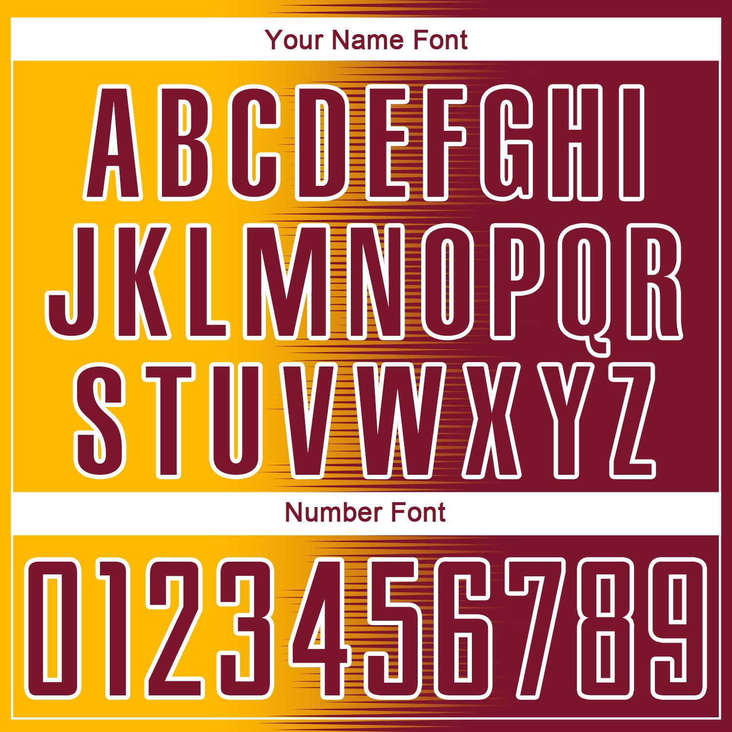 Custom Crimson Gold-White Gradient Line Sublimation Soccer Uniform Jersey view 6
