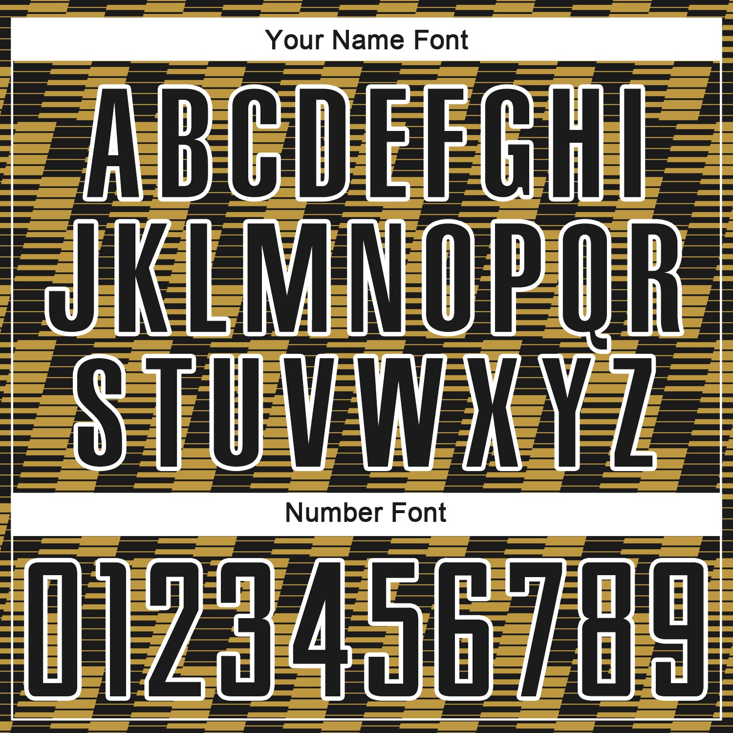 Custom Black Old Gold-White Line Sublimation Soccer Uniform Jersey view 6