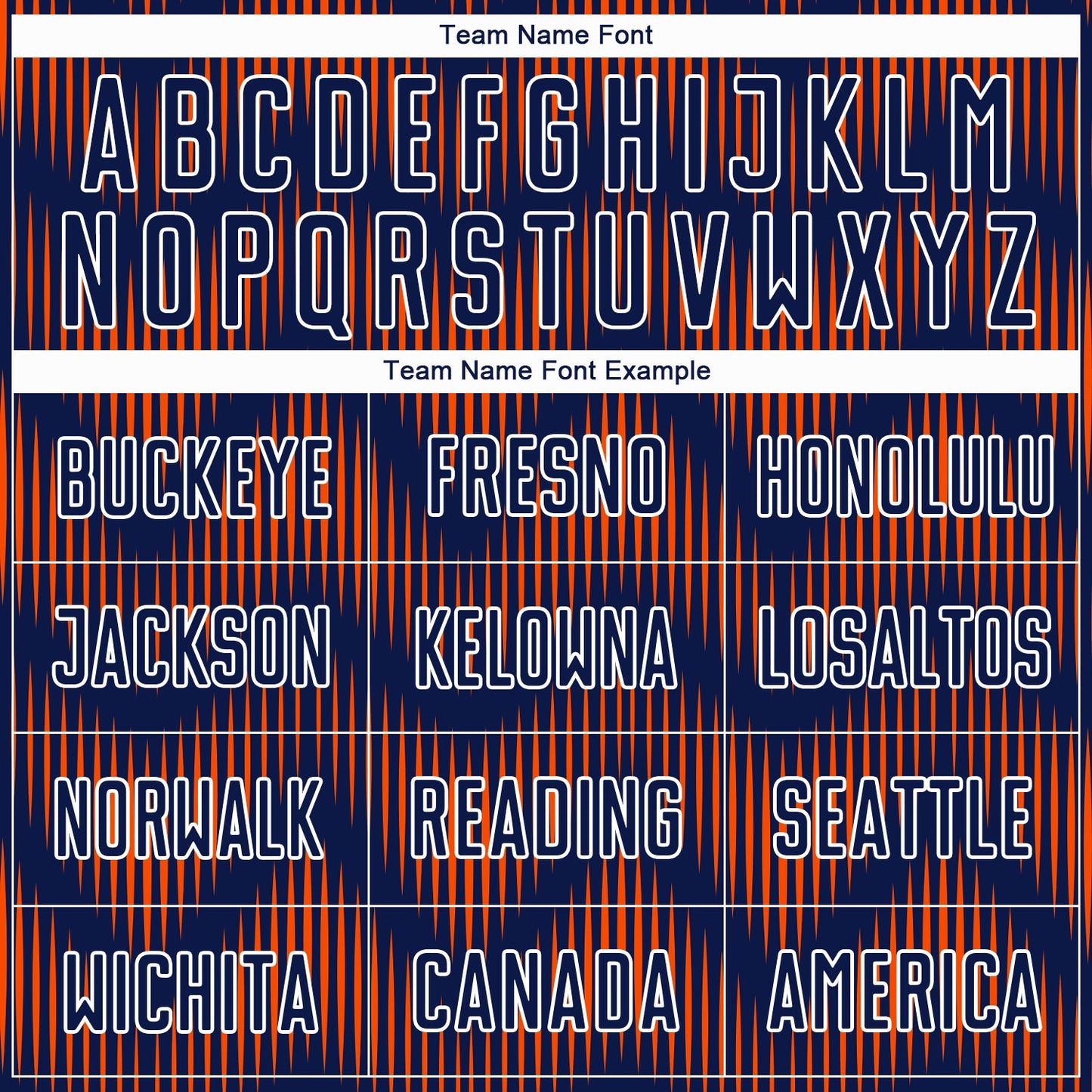Custom Navy Orange-White Line Sublimation Soccer Uniform Jersey view 5