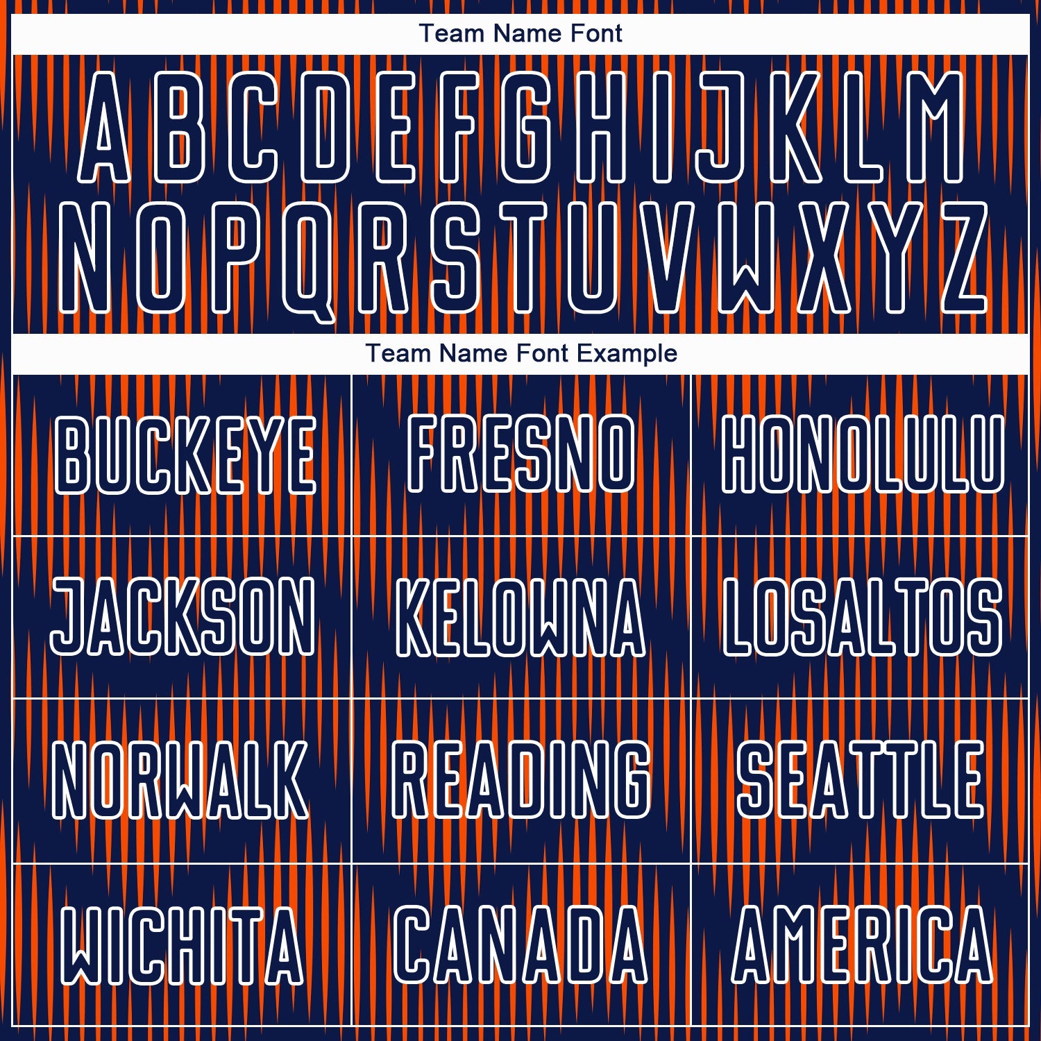 Custom Navy Orange-White Line Sublimation Soccer Uniform Jersey view 5
