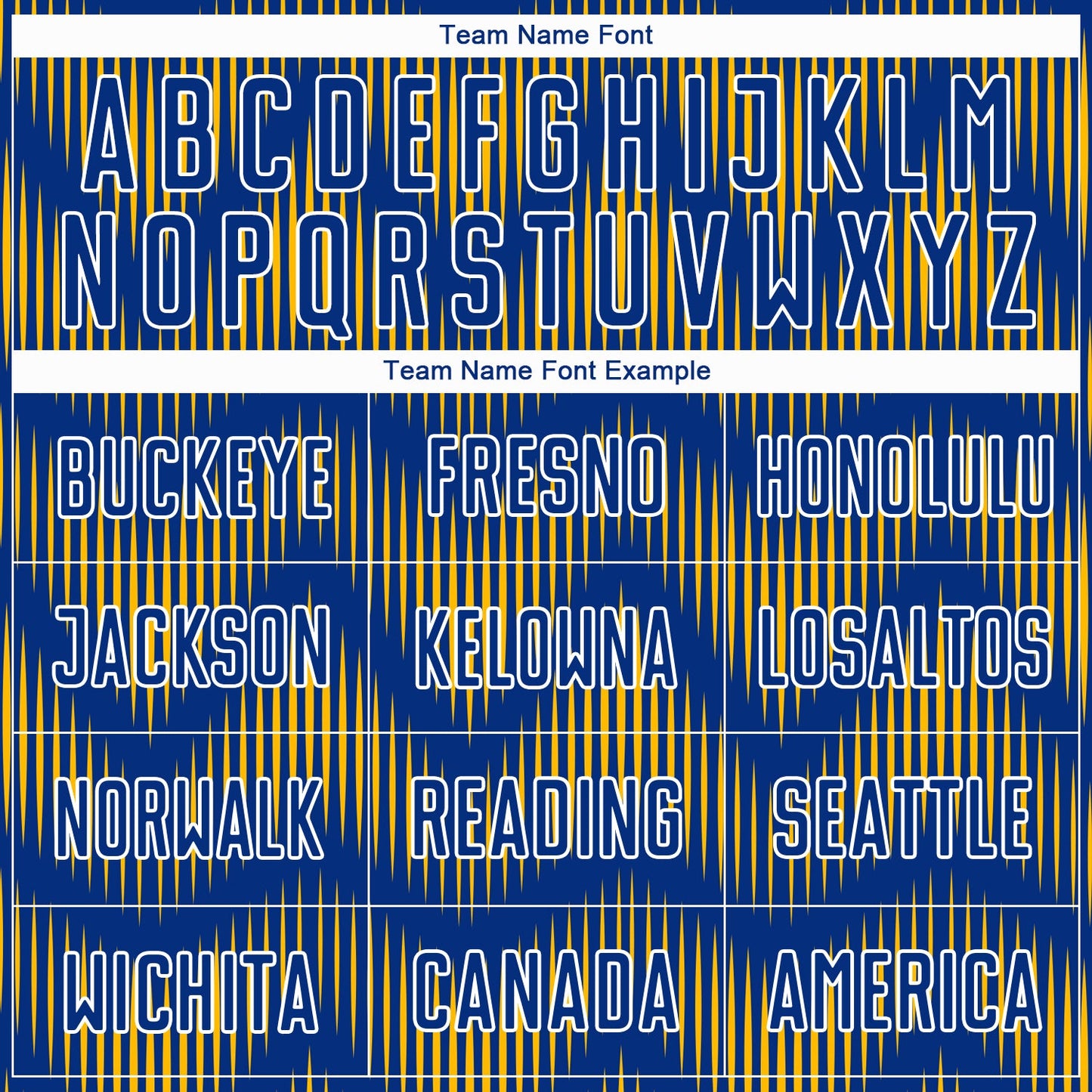 Custom Royal Gold-White Line Sublimation Soccer Uniform Jersey view 5