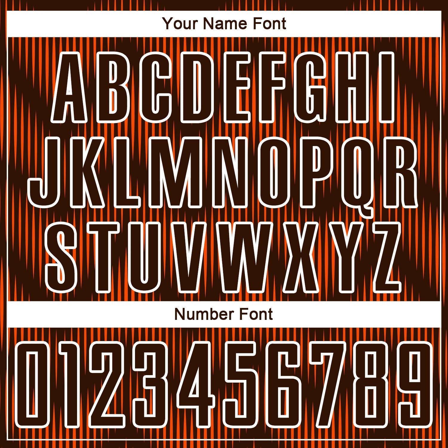 Custom Brown Orange-White Line Sublimation Soccer Uniform Jersey view 6