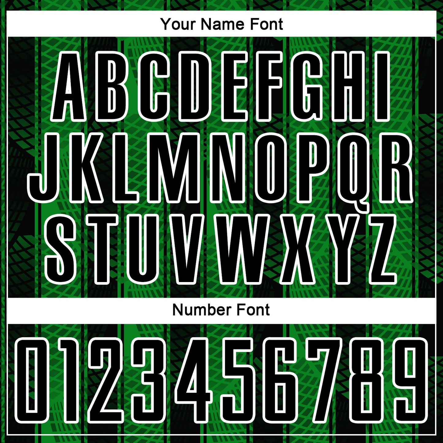 Custom Black Grass Green-White Abstract Network Sublimation Soccer Uniform Jersey view 6