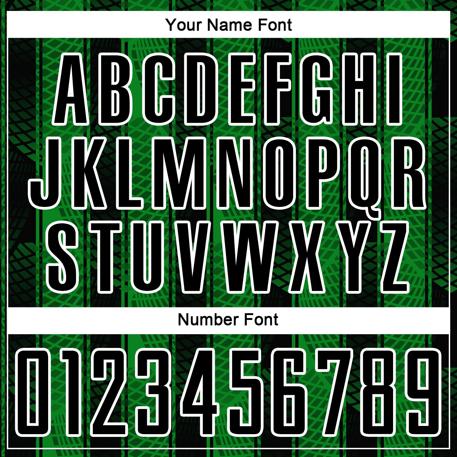Custom Black Grass Green-White Abstract Network Sublimation Soccer Uniform Jersey view 6