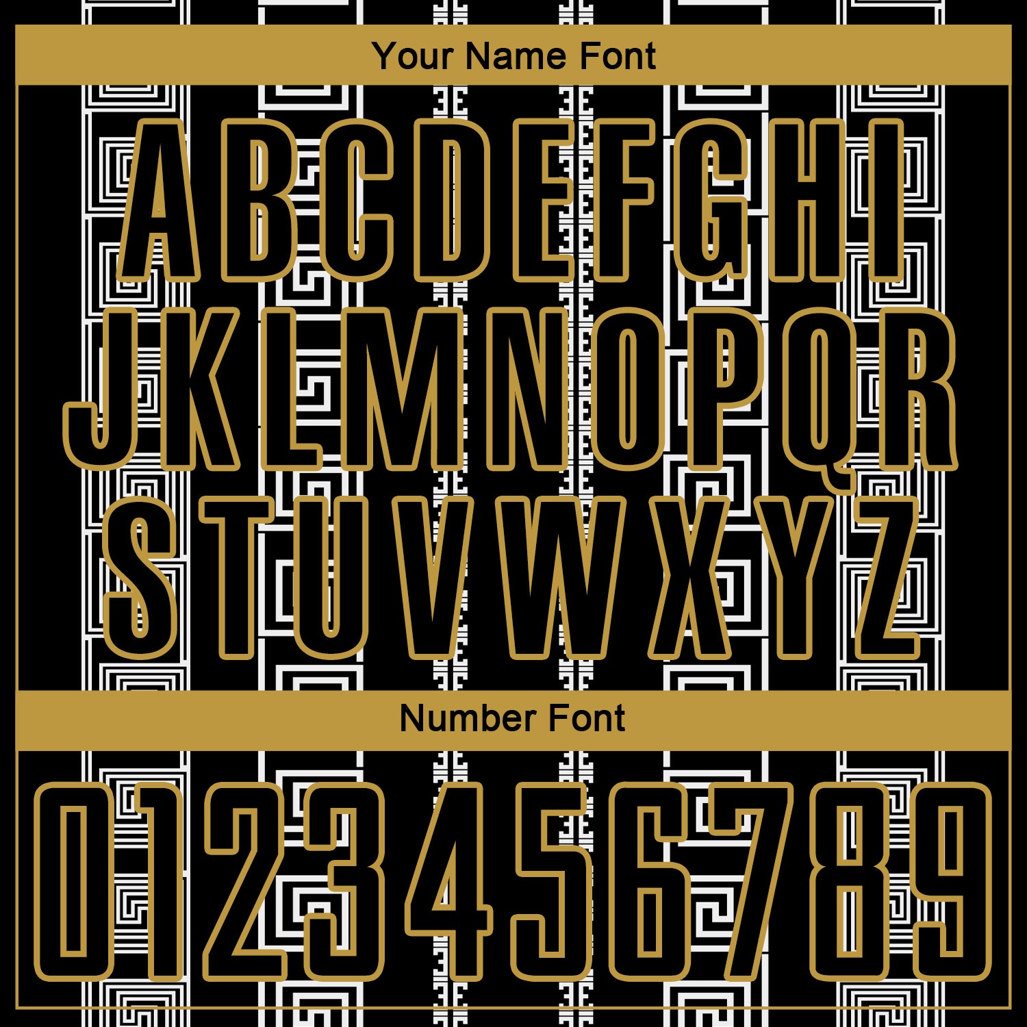 Custom Black Old Gold-White Geometric Shape Sublimation Soccer Uniform Jersey view 6