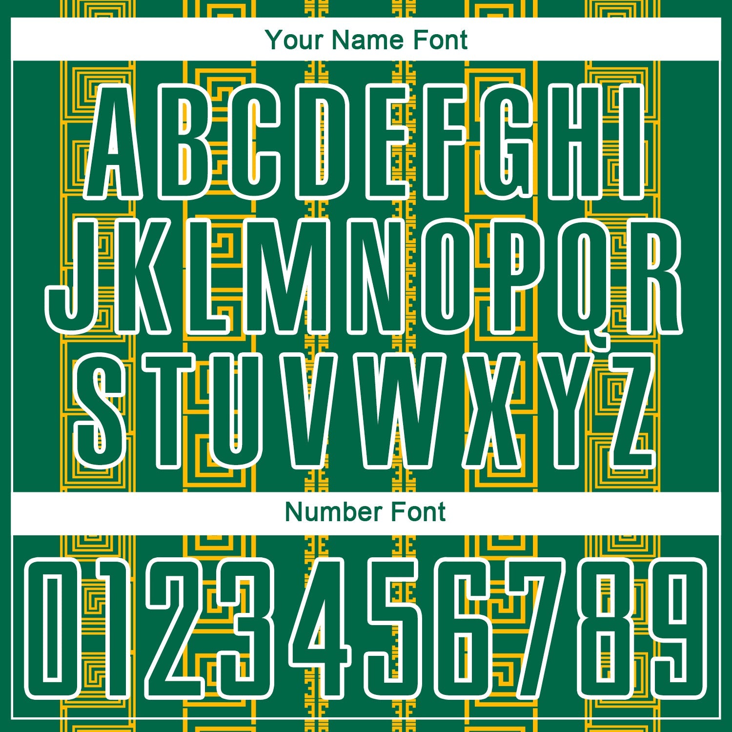 Custom Kelly Green Gold-White Geometric Shape Sublimation Soccer Uniform Jersey view 6