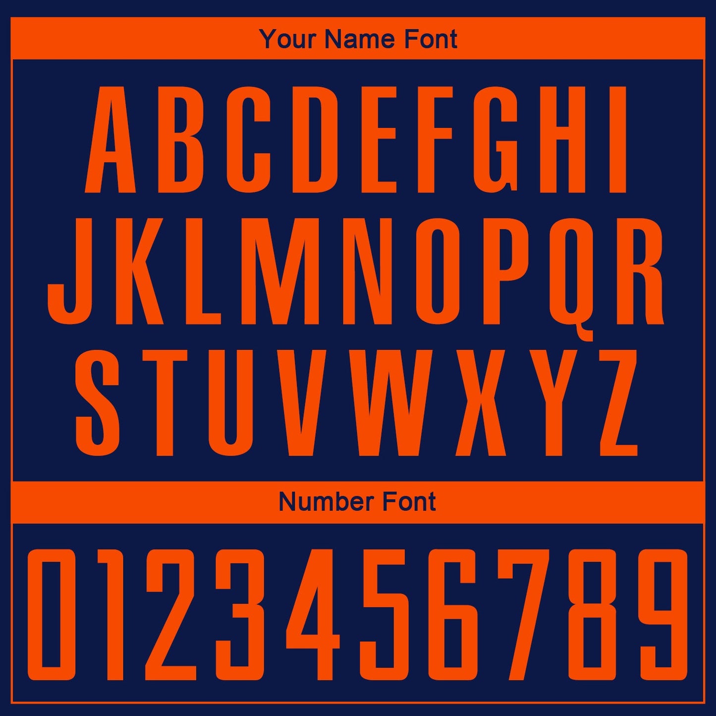 Custom Navy Orange Sublimation Soccer Uniform Jersey view 6