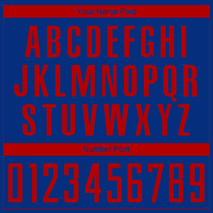 Custom Royal Red Sublimation Soccer Uniform Jersey view 6