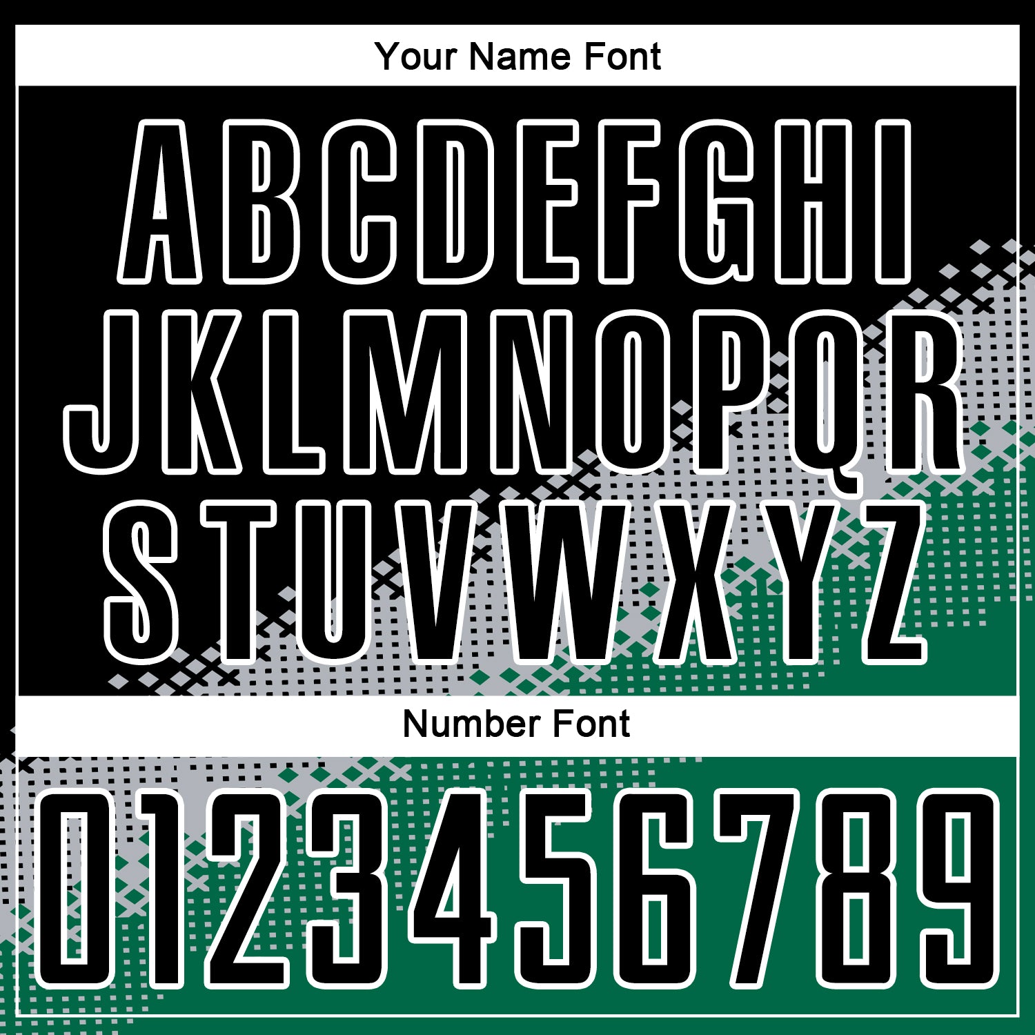 Custom Black Gray-Kelly Green Gradient Geometric Shape Sublimation Soccer Uniform Jersey view 6
