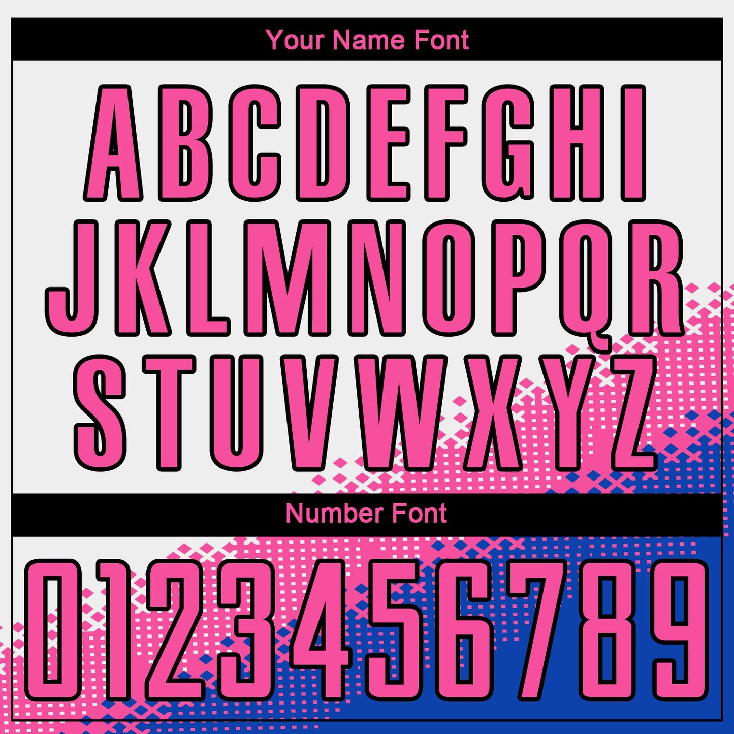 Custom White Pink Thunder Blue-Black Gradient Geometric Shape Sublimation Soccer Uniform Jersey view 6