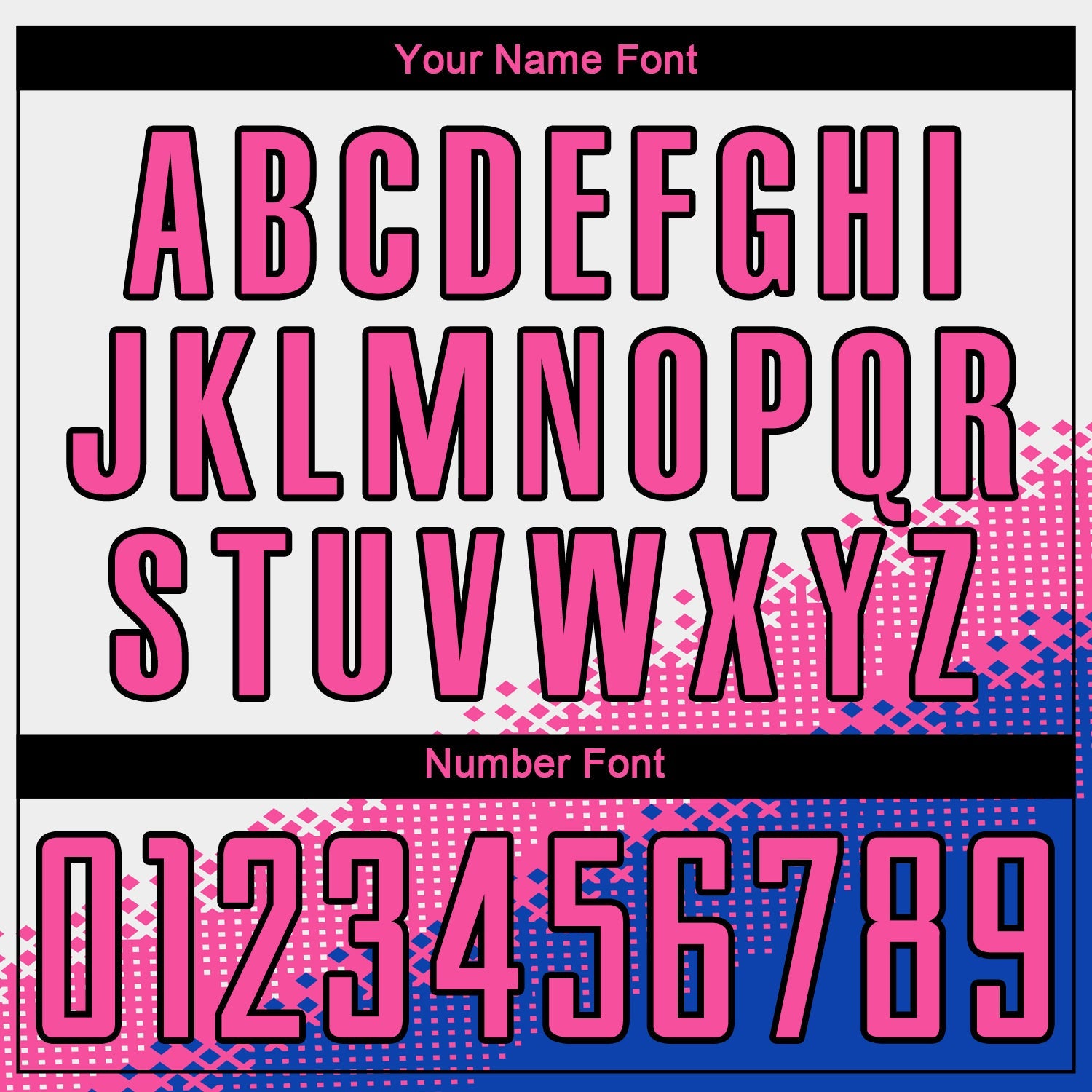Custom White Pink Thunder Blue-Black Gradient Geometric Shape Sublimation Soccer Uniform Jersey view 6