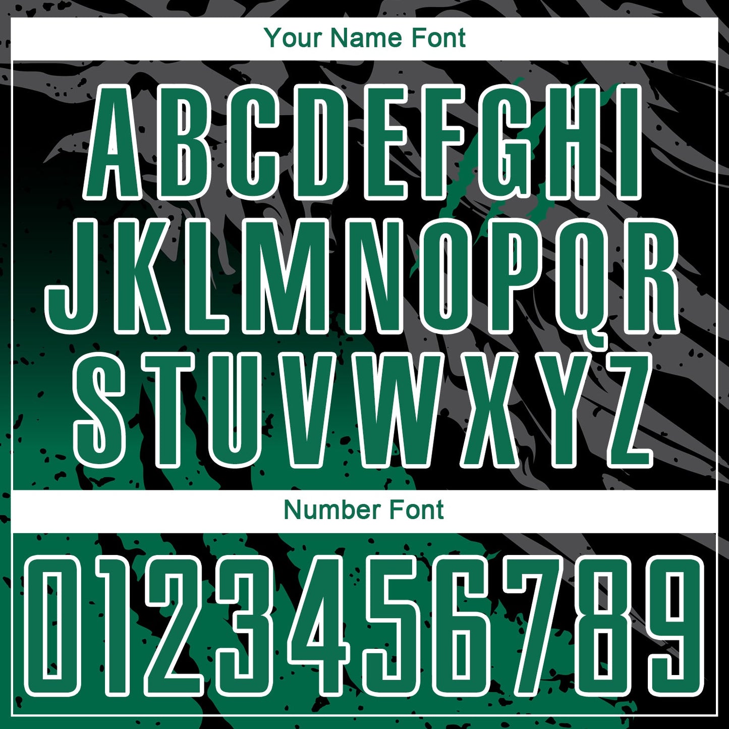Custom Black Kelly Green-White Gradient Scratch Splash Sublimation Soccer Uniform Jersey view 6