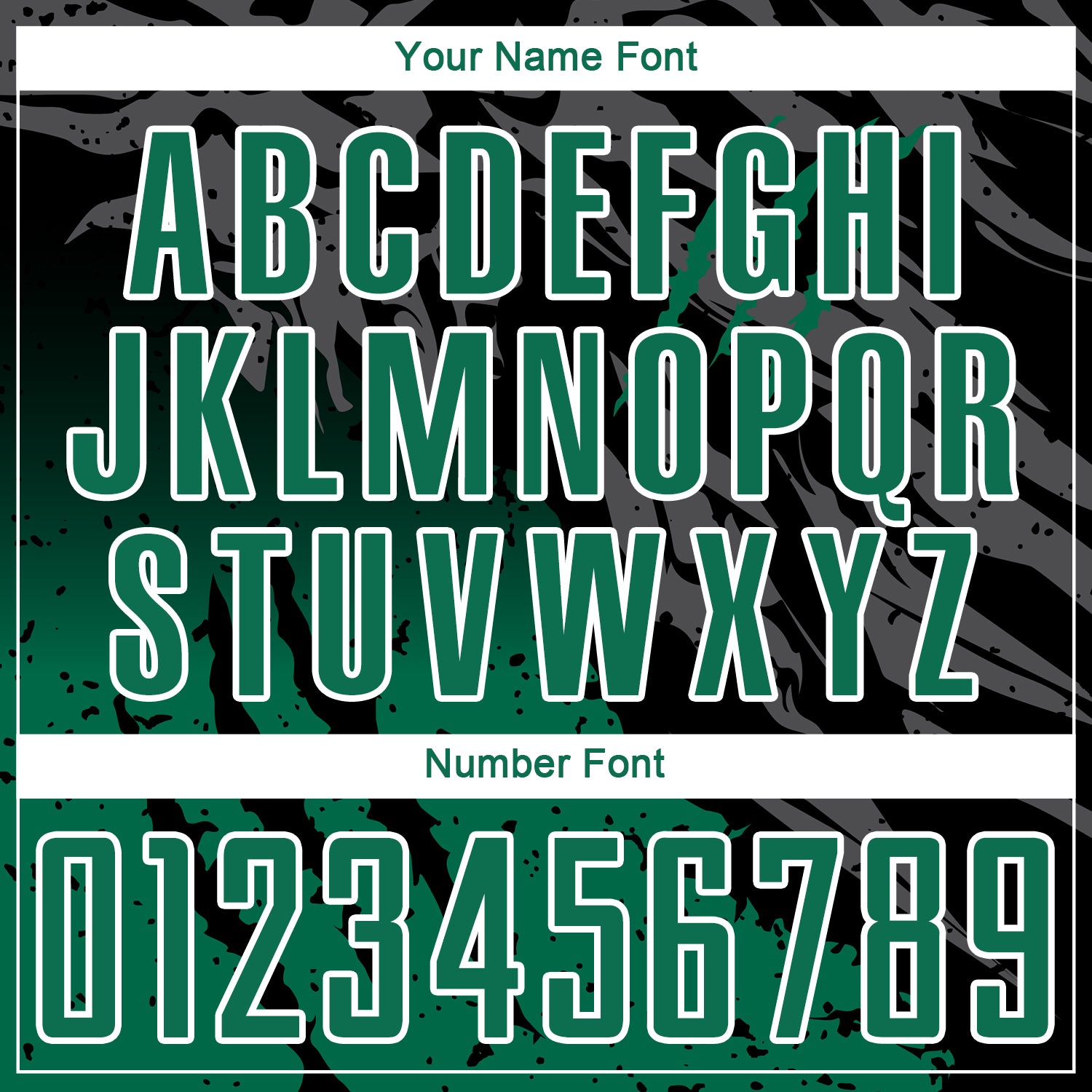 Custom Black Kelly Green-White Gradient Scratch Splash Sublimation Soccer Uniform Jersey view 6