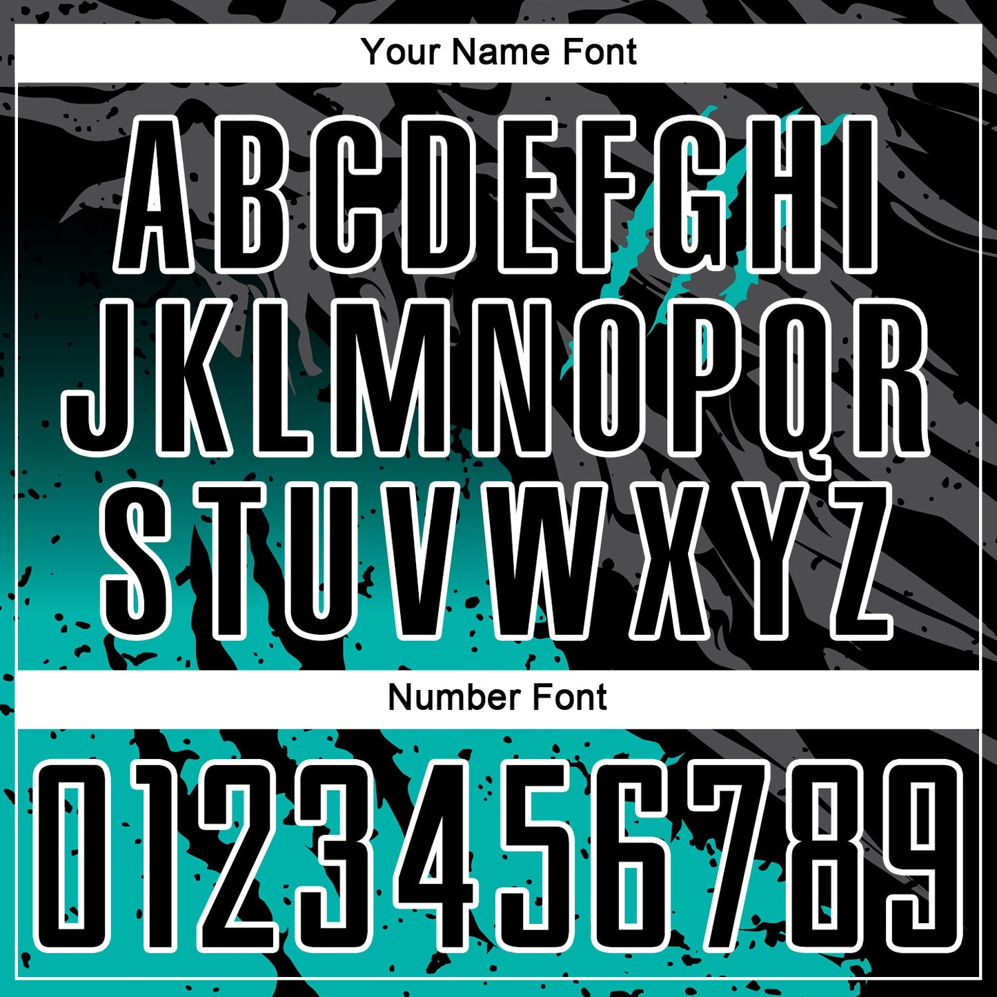 Custom Black Aqua-White Gradient Scratch Splash Sublimation Soccer Uniform Jersey view 6