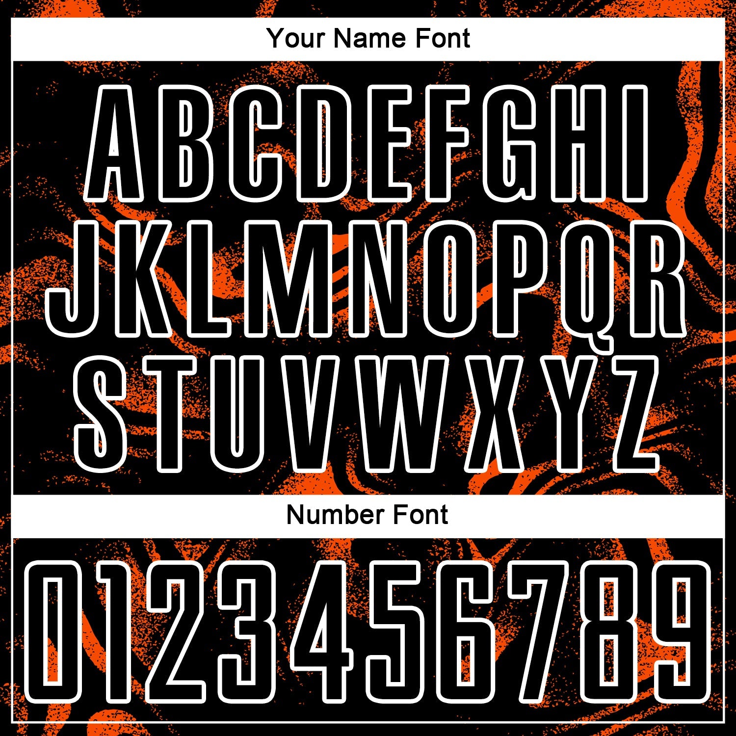 Custom Black Orange-White Abstract Liquid Sublimation Soccer Uniform Jersey view 6