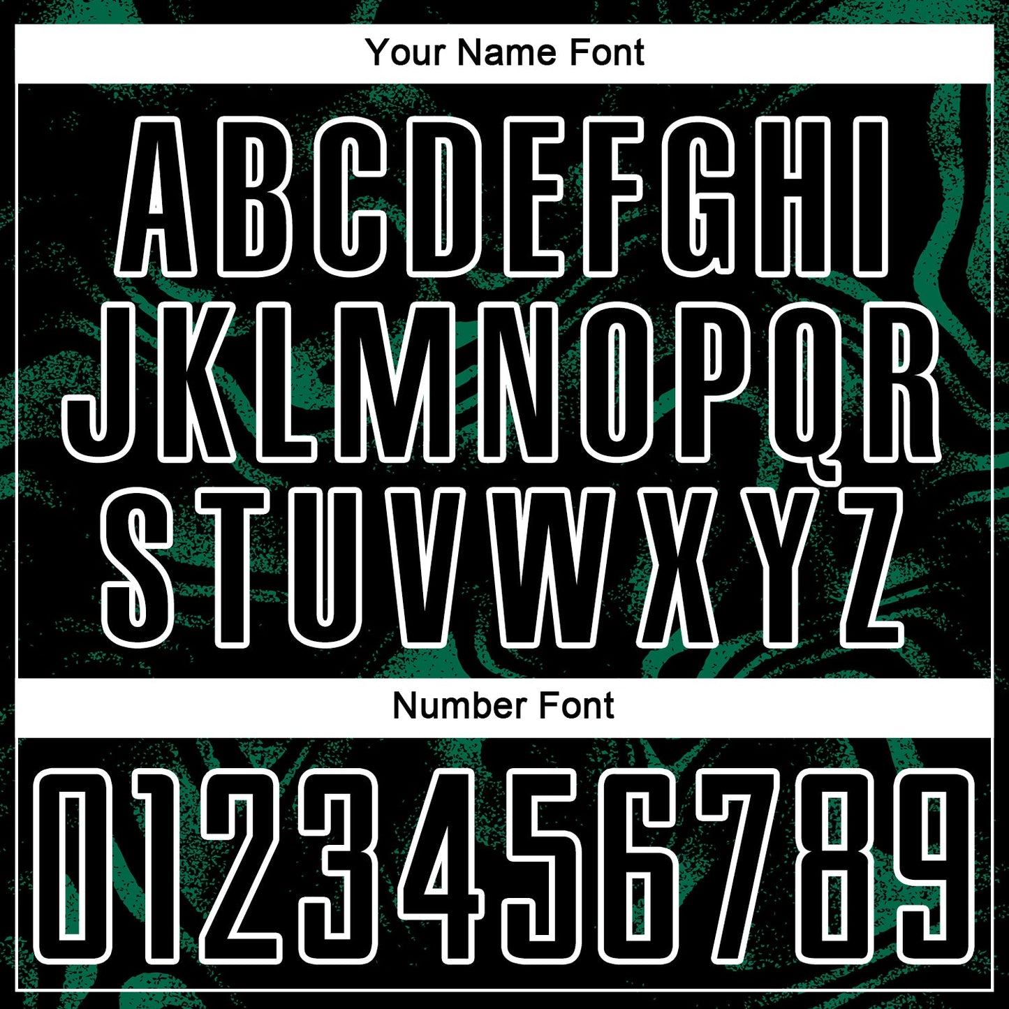 Custom Black Kelly Green-White Abstract Liquid Sublimation Soccer Uniform Jersey view 6