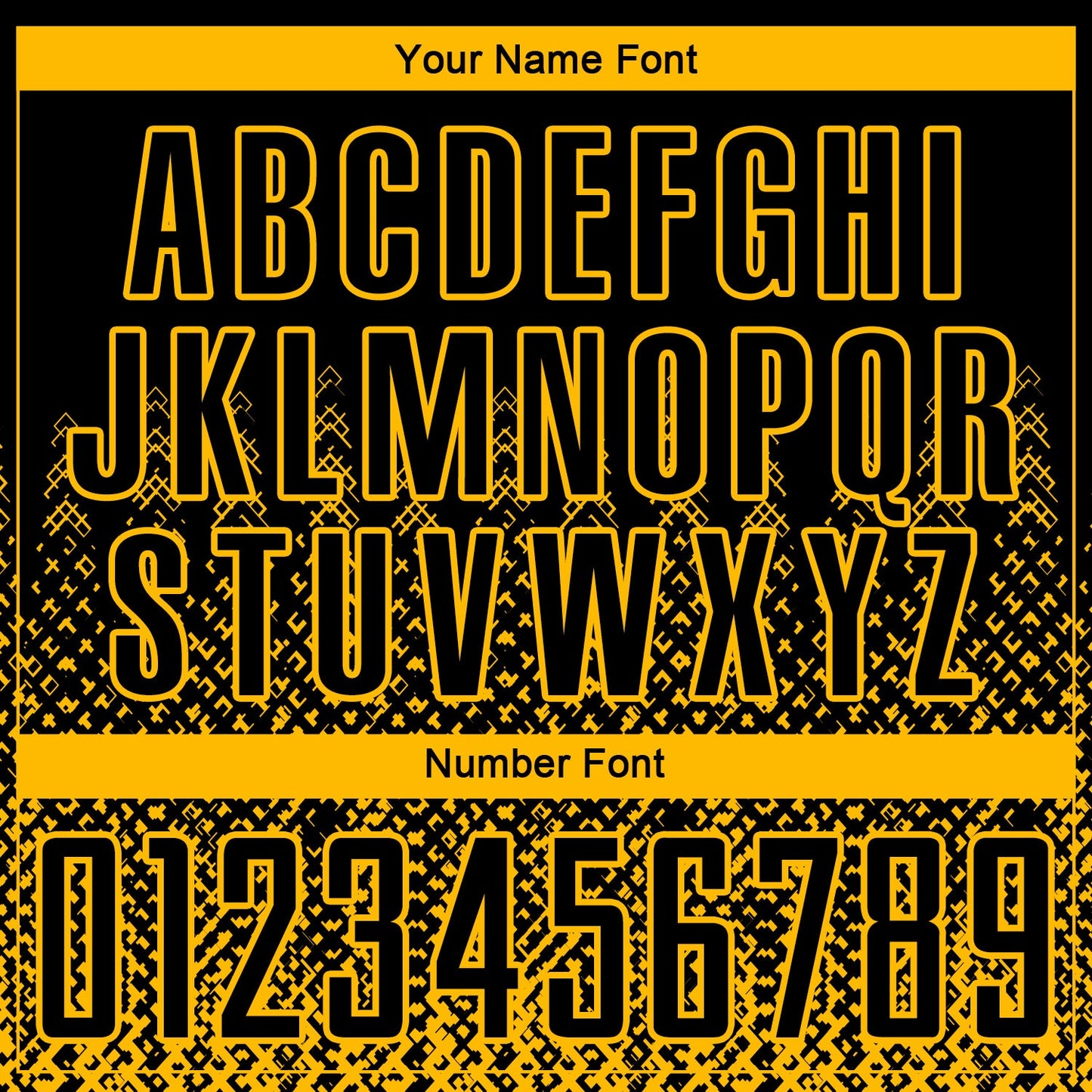 Custom Black Gold Geometric Shape Sublimation Soccer Uniform Jersey view 6