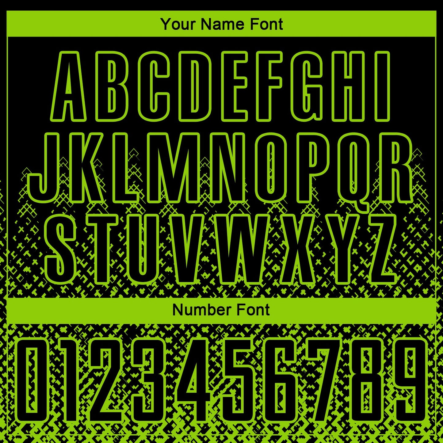 Custom Black Neon Green Geometric Shape Sublimation Soccer Uniform Jersey view 6