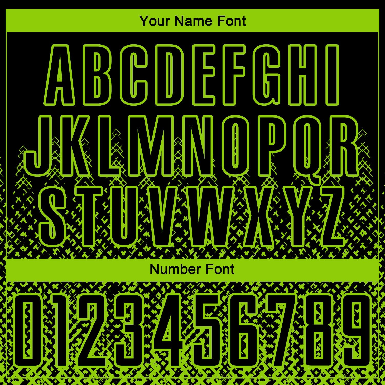Custom Black Neon Green Geometric Shape Sublimation Soccer Uniform Jersey view 6