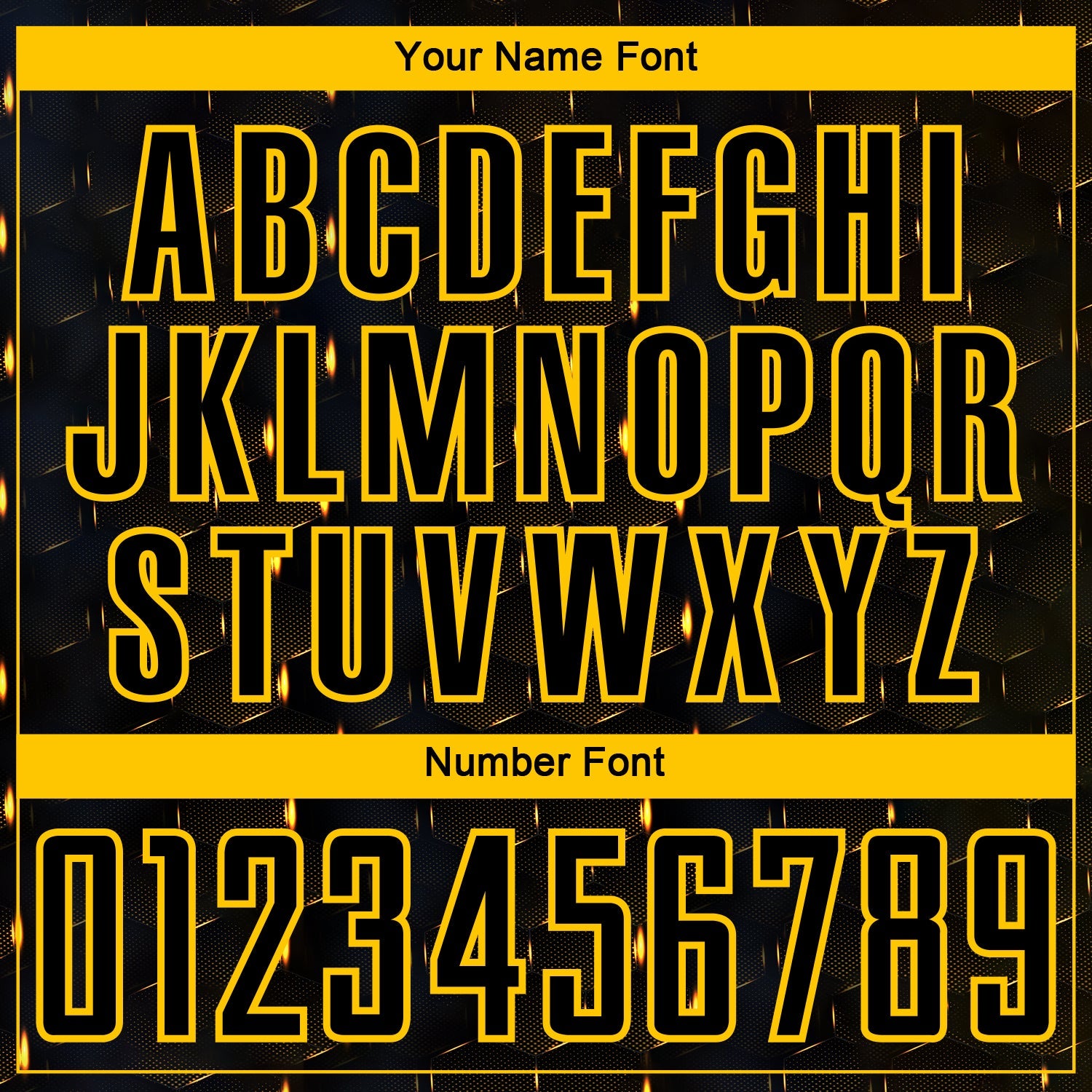 Custom Black Yellow Geometric Shape Sublimation Soccer Uniform Jersey view 6