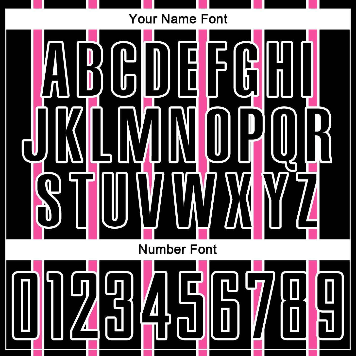 Custom Black Pink-White Stripe Line Sublimation Soccer Uniform Jersey view 6