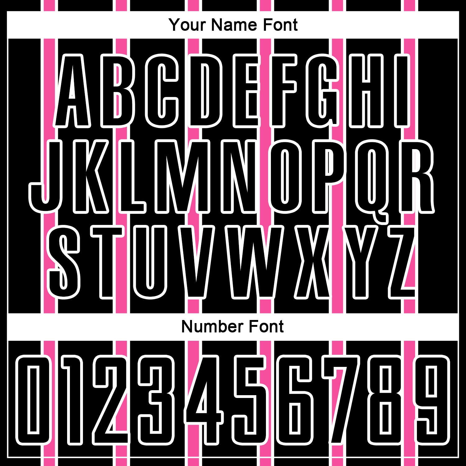 Custom Black Pink-White Stripe Line Sublimation Soccer Uniform Jersey view 6