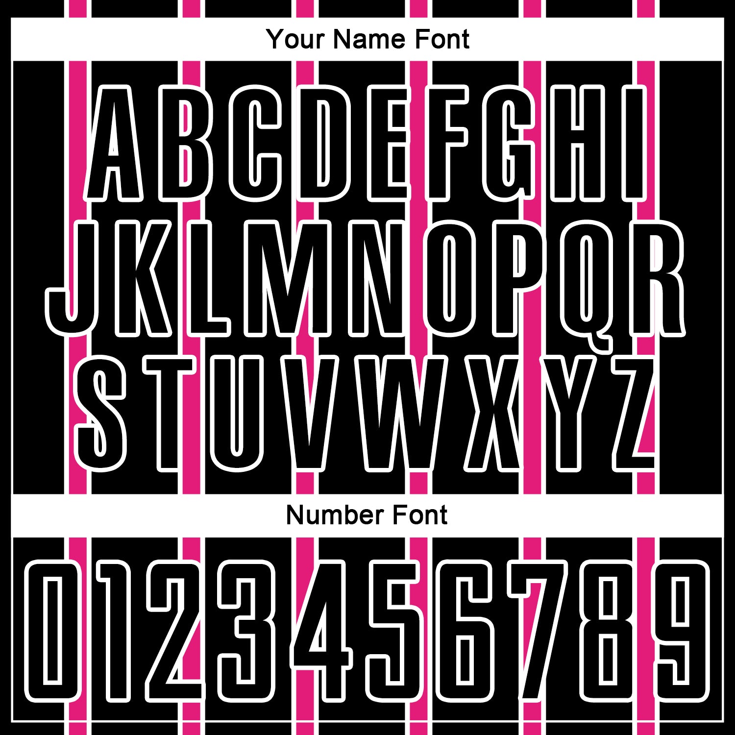 Custom Black Hot Pink-White Stripe Line Sublimation Soccer Uniform Jersey view 6