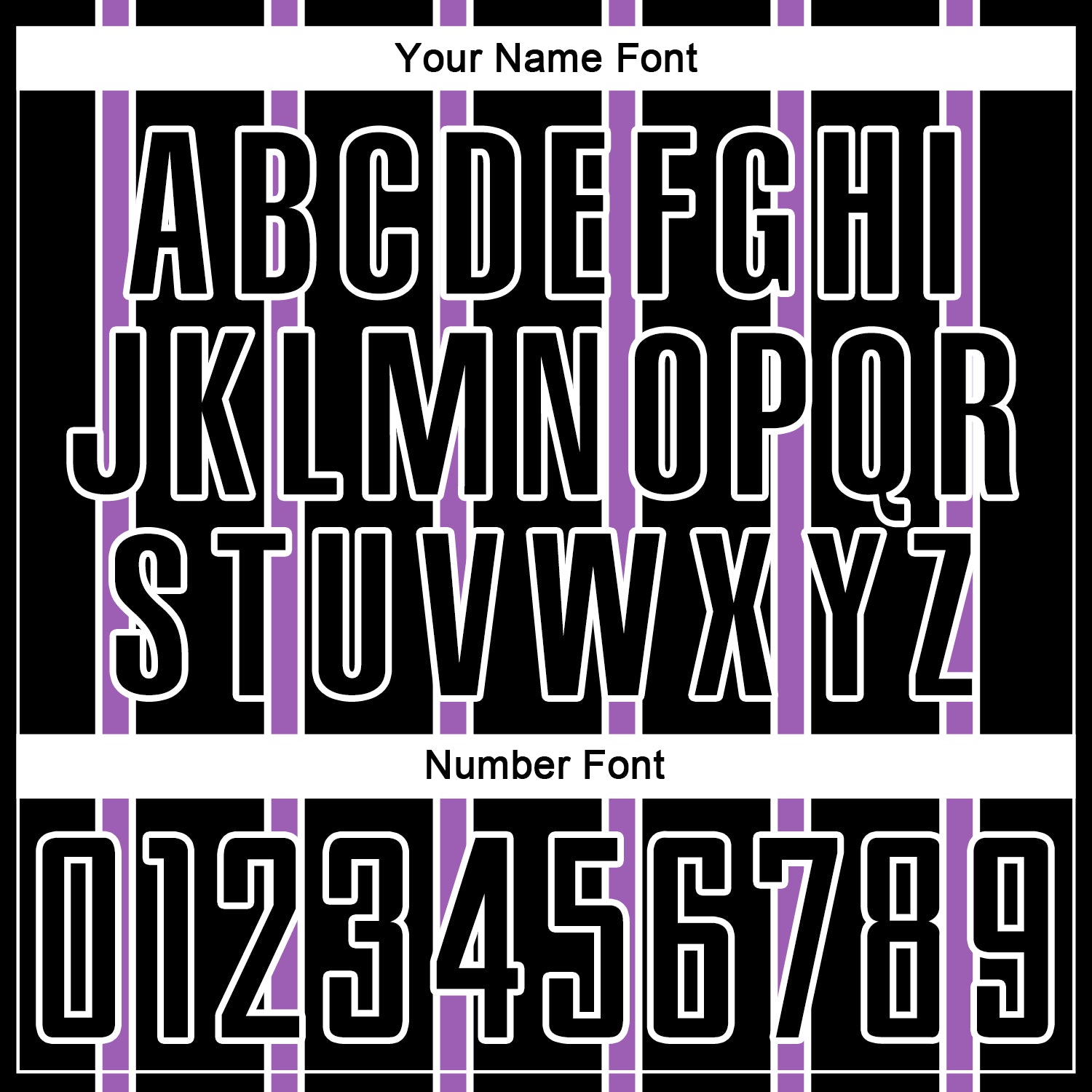 Custom Black Medium Purple-White Stripe Line Sublimation Soccer Uniform Jersey view 6