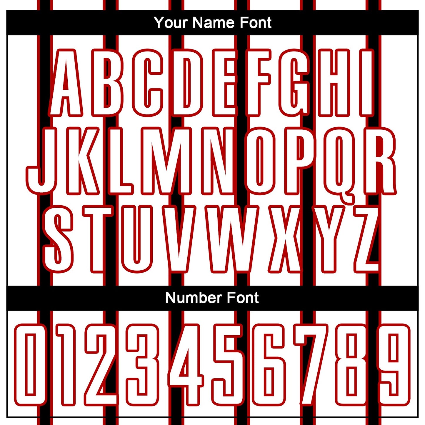 Custom White Black-Red Stripe Line Sublimation Soccer Uniform Jersey view 6