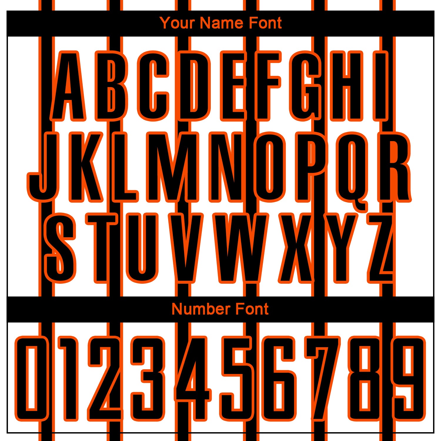 Custom White Black-Orange Stripe Line Sublimation Soccer Uniform Jersey view 6