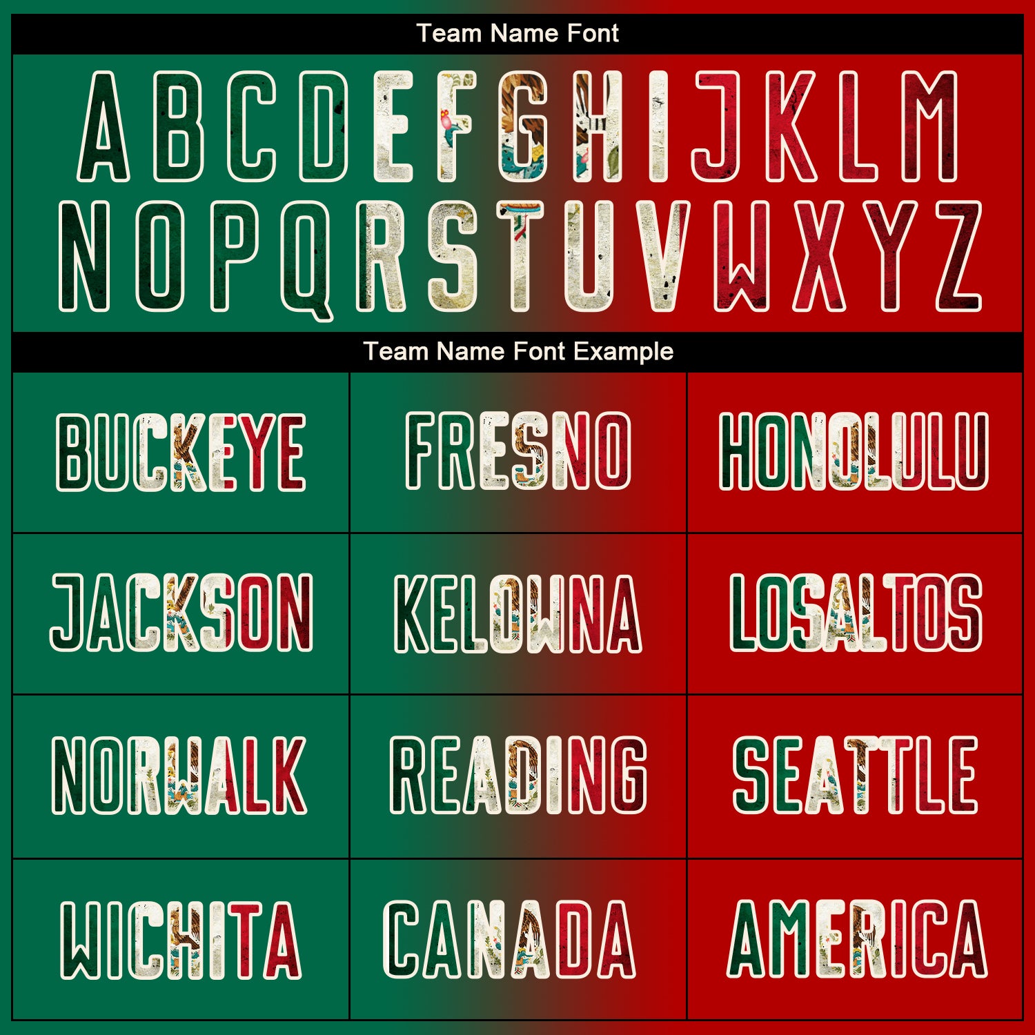 Custom Red Vintage Mexican Flag Kelly Green Black-Cream Sublimation Gradient Fashion Soccer Uniform Jersey view 5