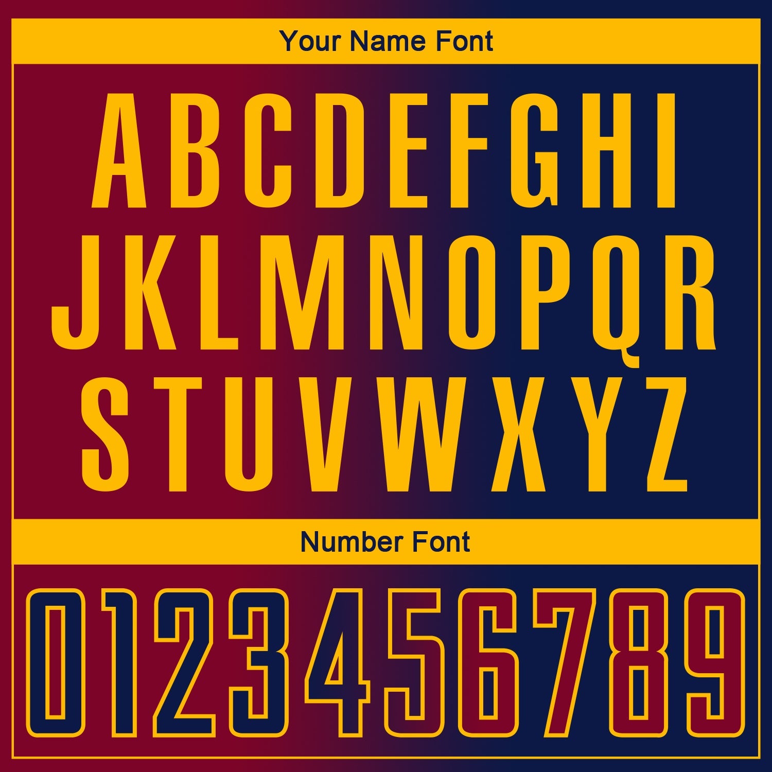 Custom Navy Maroon-Gold Sublimation Gradient Fashion Soccer Uniform Jersey view 6