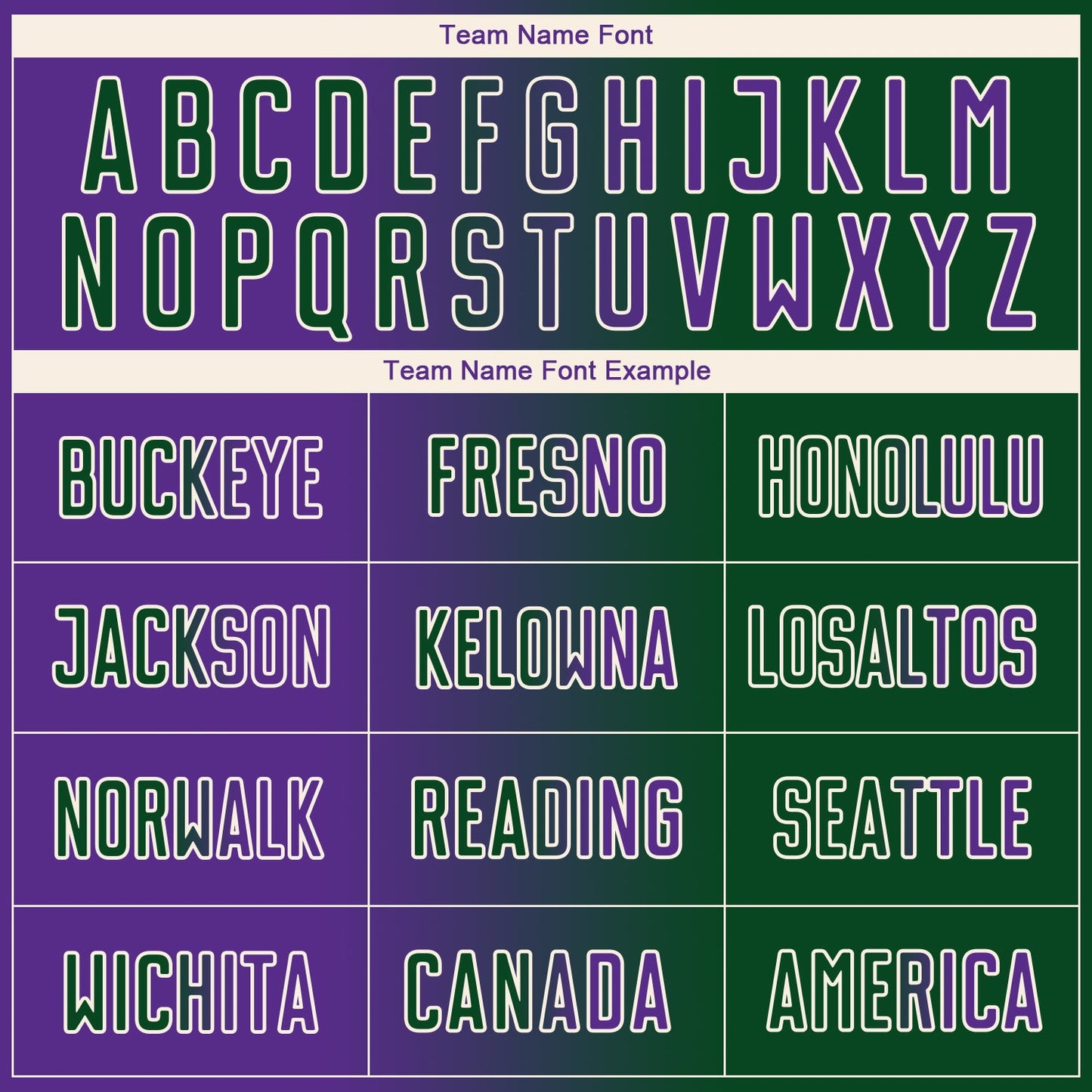 Custom Green Purple-Cream Sublimation Gradient Fashion Soccer Uniform Jersey view 5