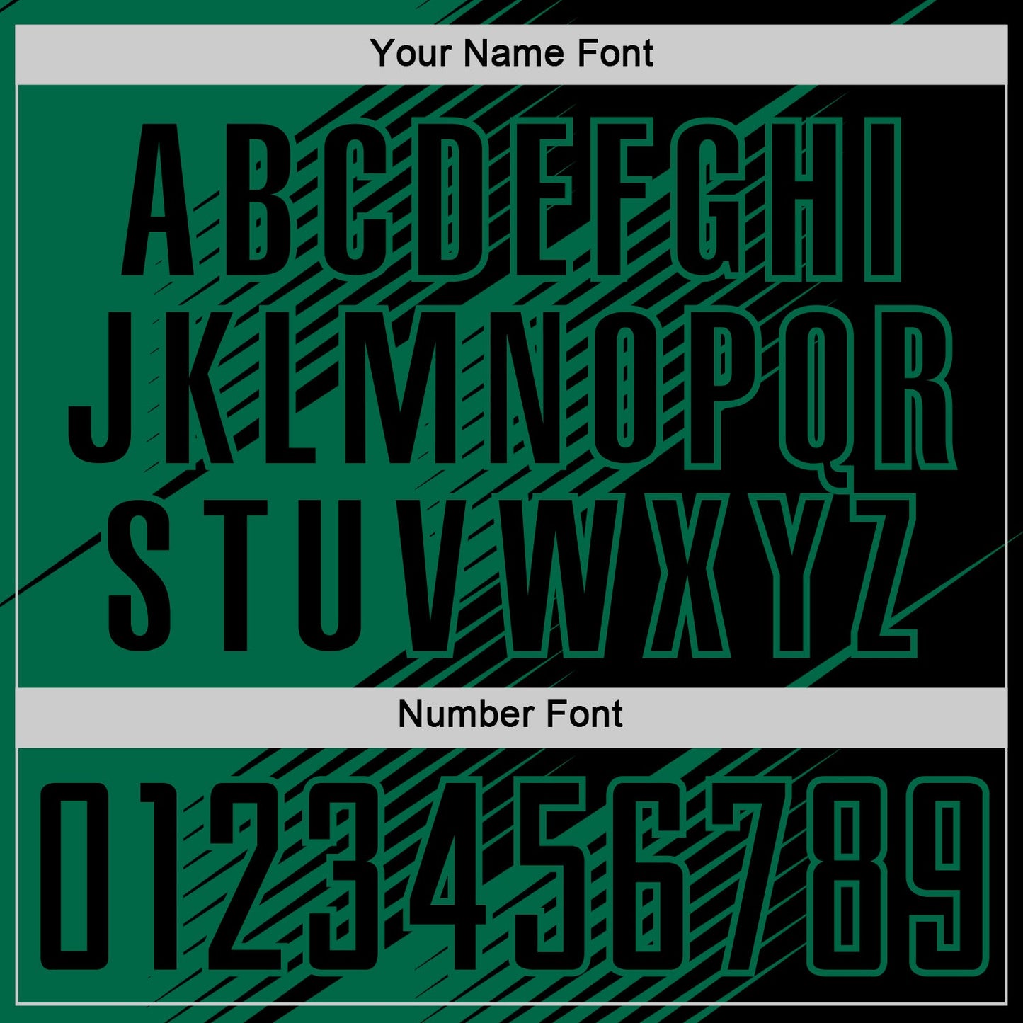 Custom Black Kelly Green Line Sublimation Soccer Uniform Jersey view 6