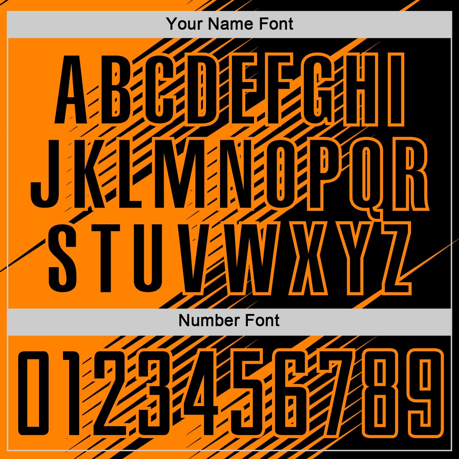 Custom Black Bay Orange Line Sublimation Soccer Uniform Jersey view 6