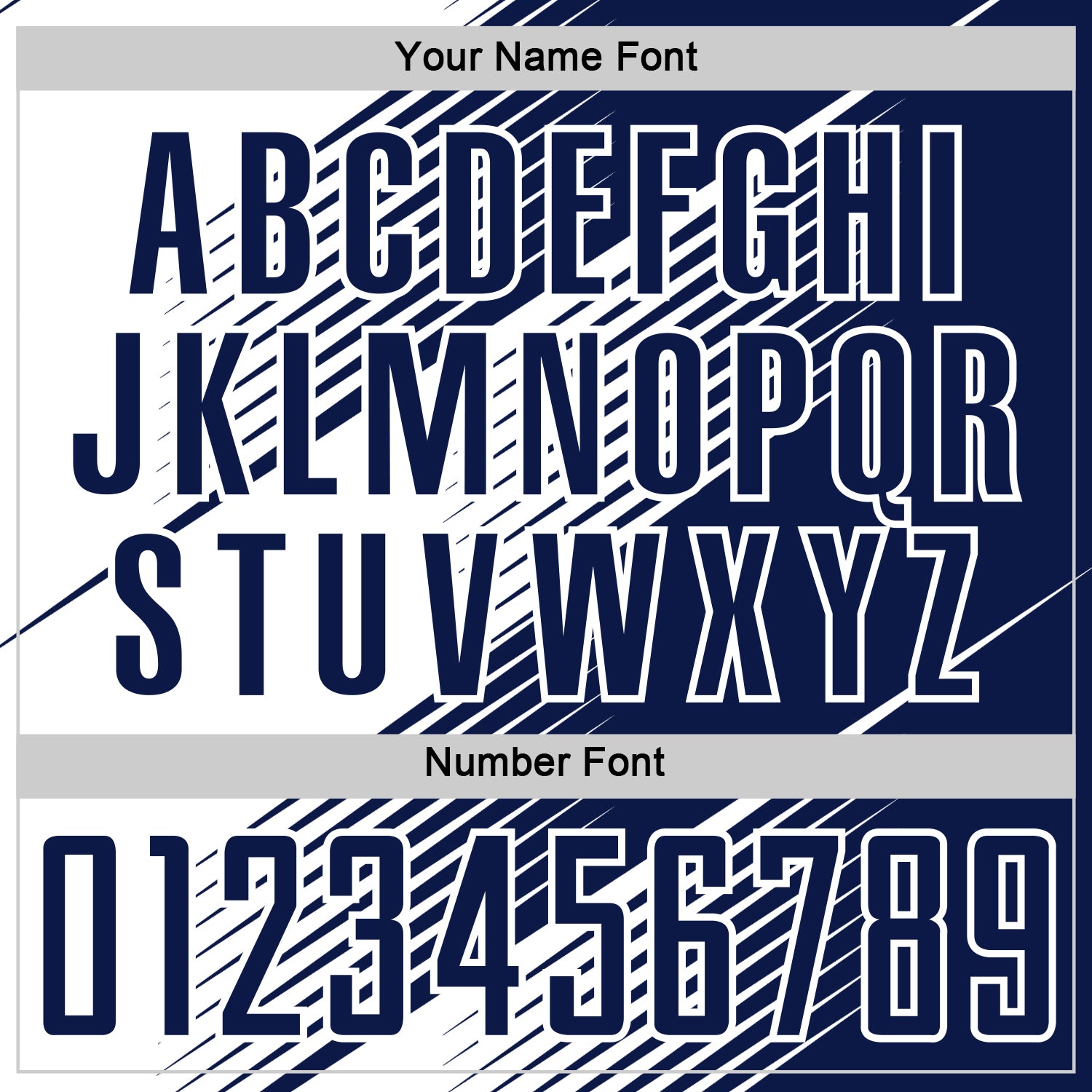 Custom Navy White Line Sublimation Soccer Uniform Jersey view 6