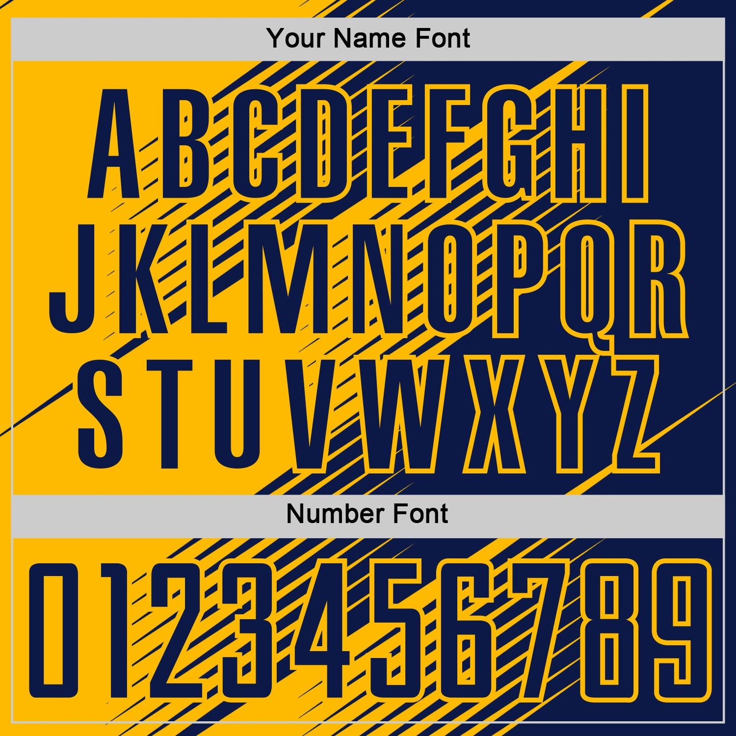 Custom Navy Gold Line Sublimation Soccer Uniform Jersey view 6