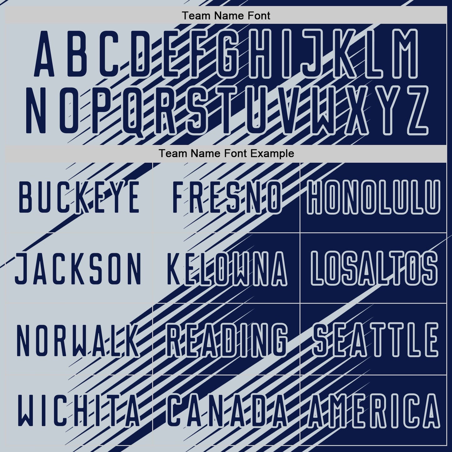 Custom Navy Silver Line Sublimation Soccer Uniform Jersey view 5